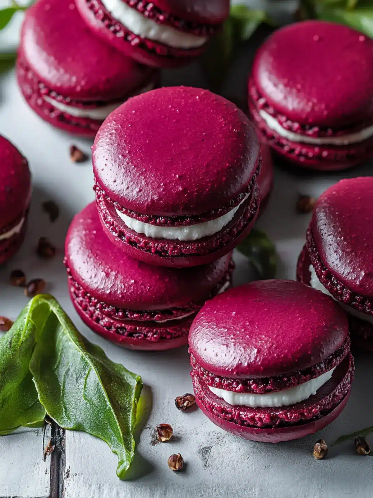Delicious Beet Macarons with Goat Cheese You’ll Adore 2 Beet Macarons with Goat Cheese