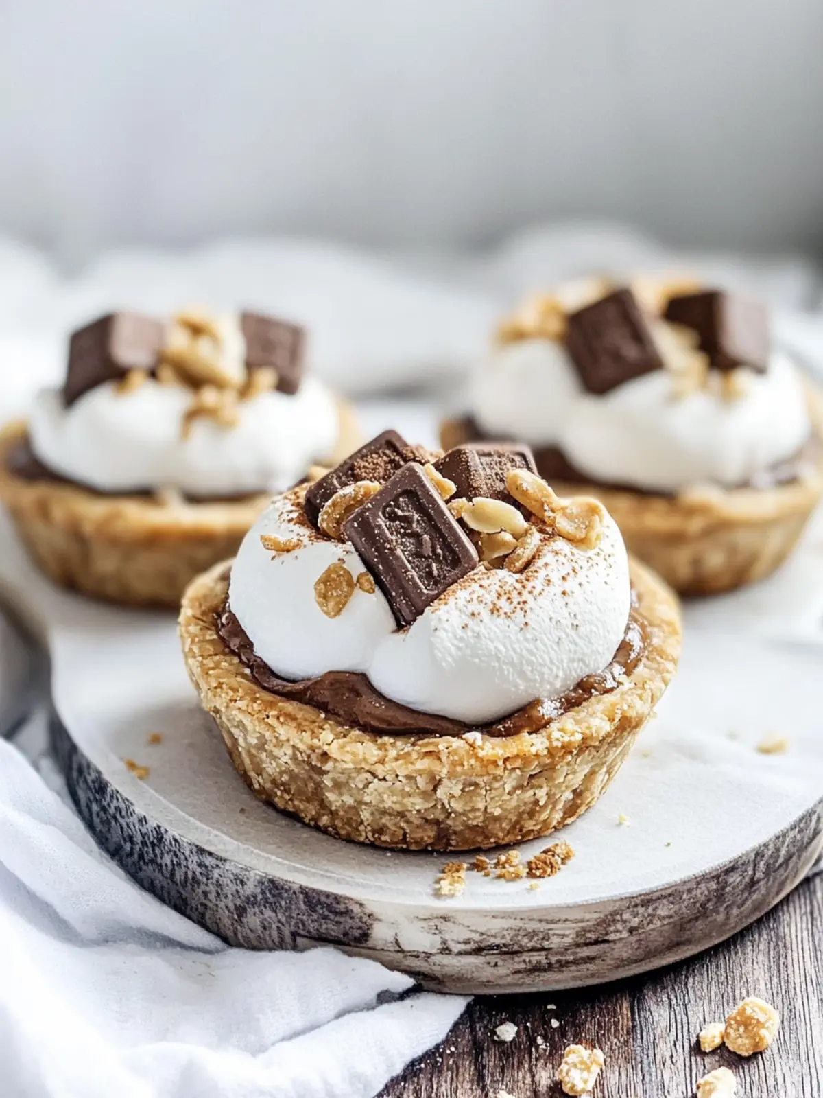 Mini S'mores Pies – Easy Treats for Cozy Nights In 4 Mini S’mores Pies