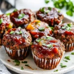 BBQ Meatloaf Muffins: Healthy, Kid-Friendly & Delicious 2 BBQ Meatloaf Muffins