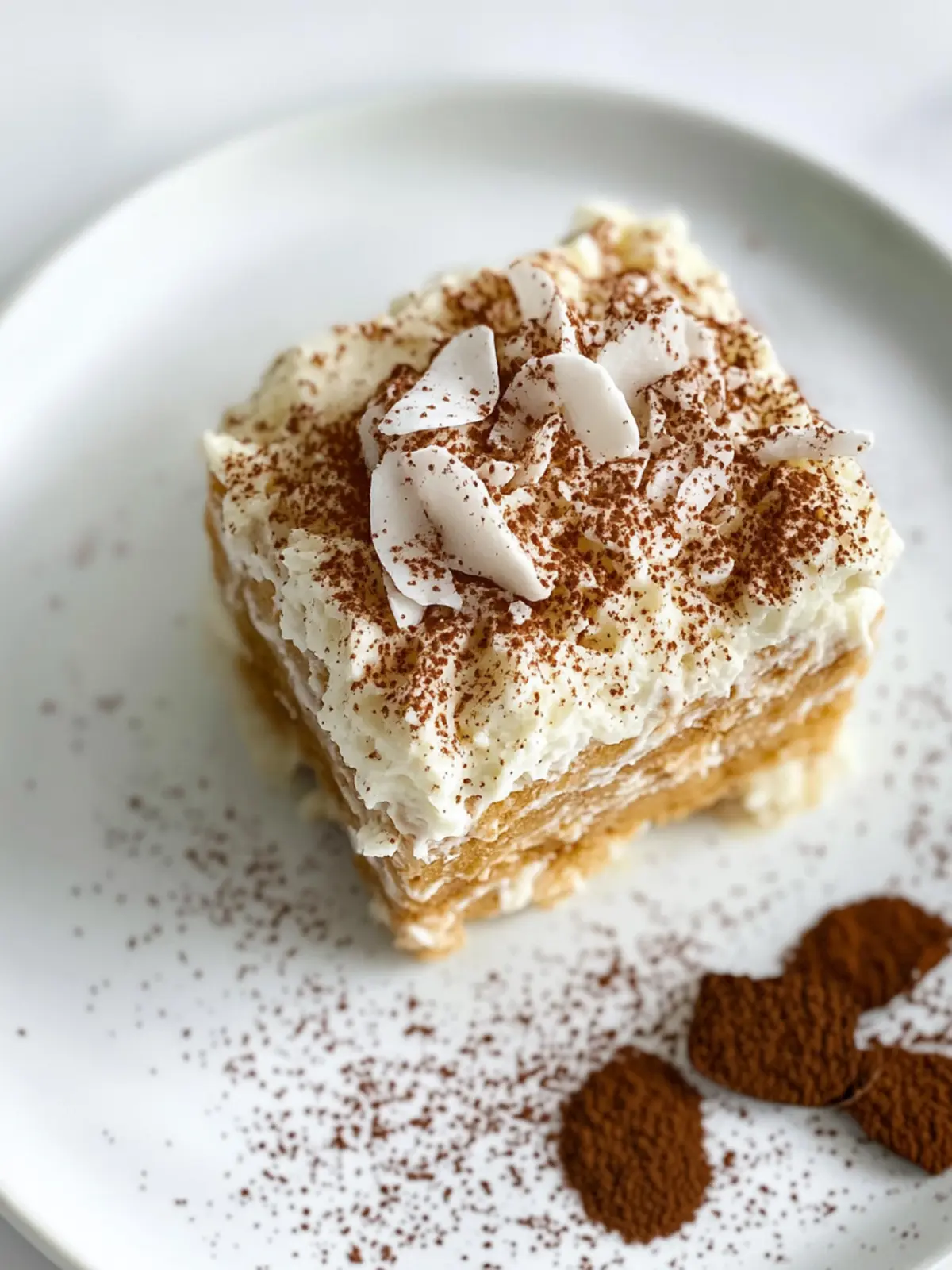 Coconut Rum Tiramisu: A Tropical Twist You’ll Love 4 Coconut Rum (Coquito) Tiramisu