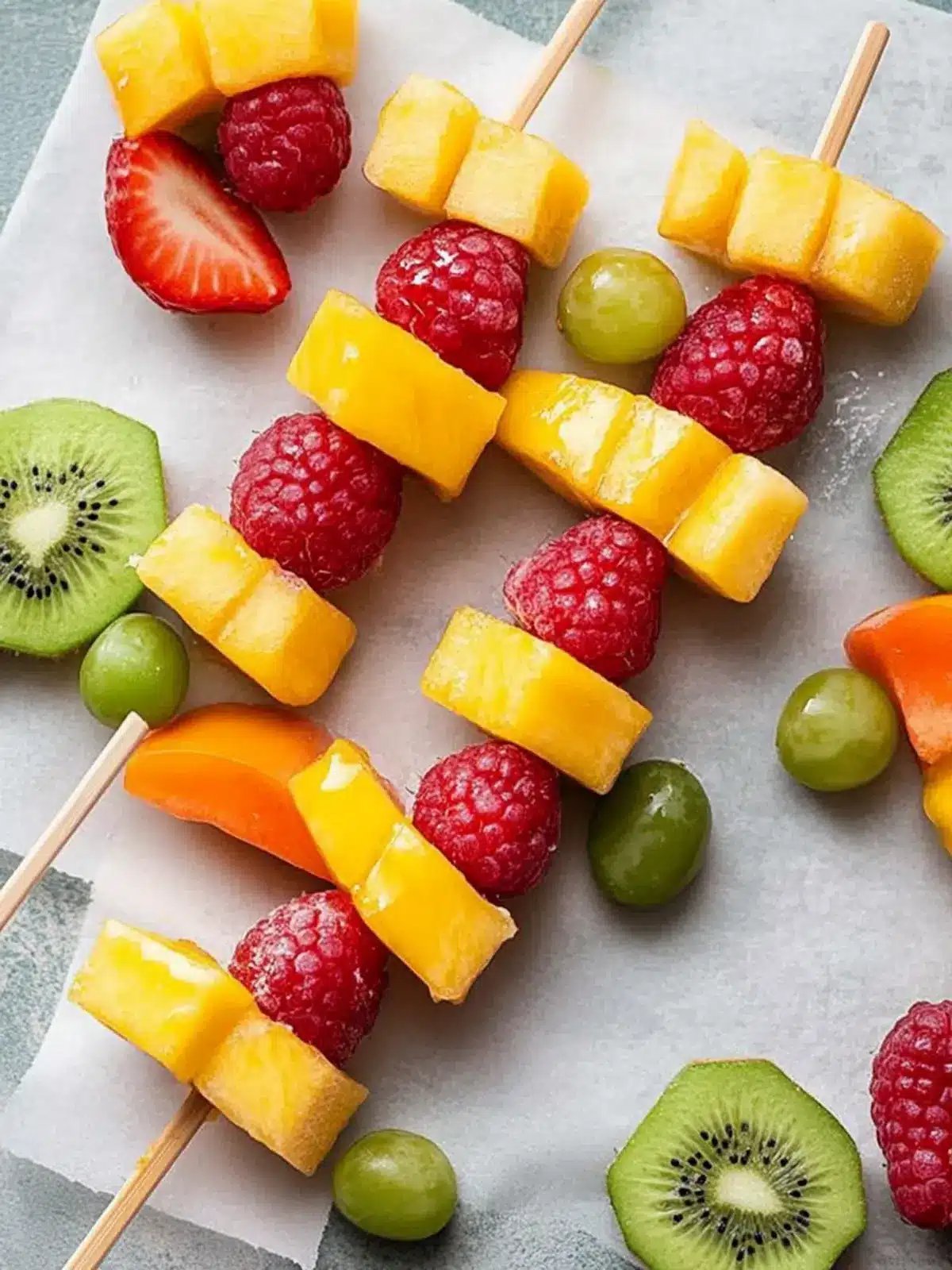 Delicious Fruit Skewers for a Colorful Summer Snack 4 Fruit Skewers