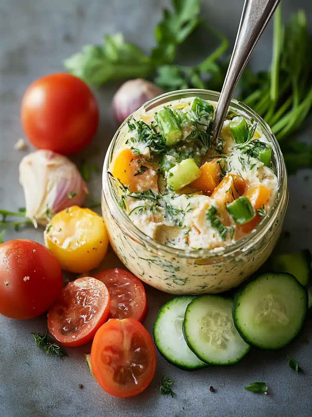 Creamy Garden Vegetable Spread That's Fresh and Flavorful 3 Garden Vegetable Spread