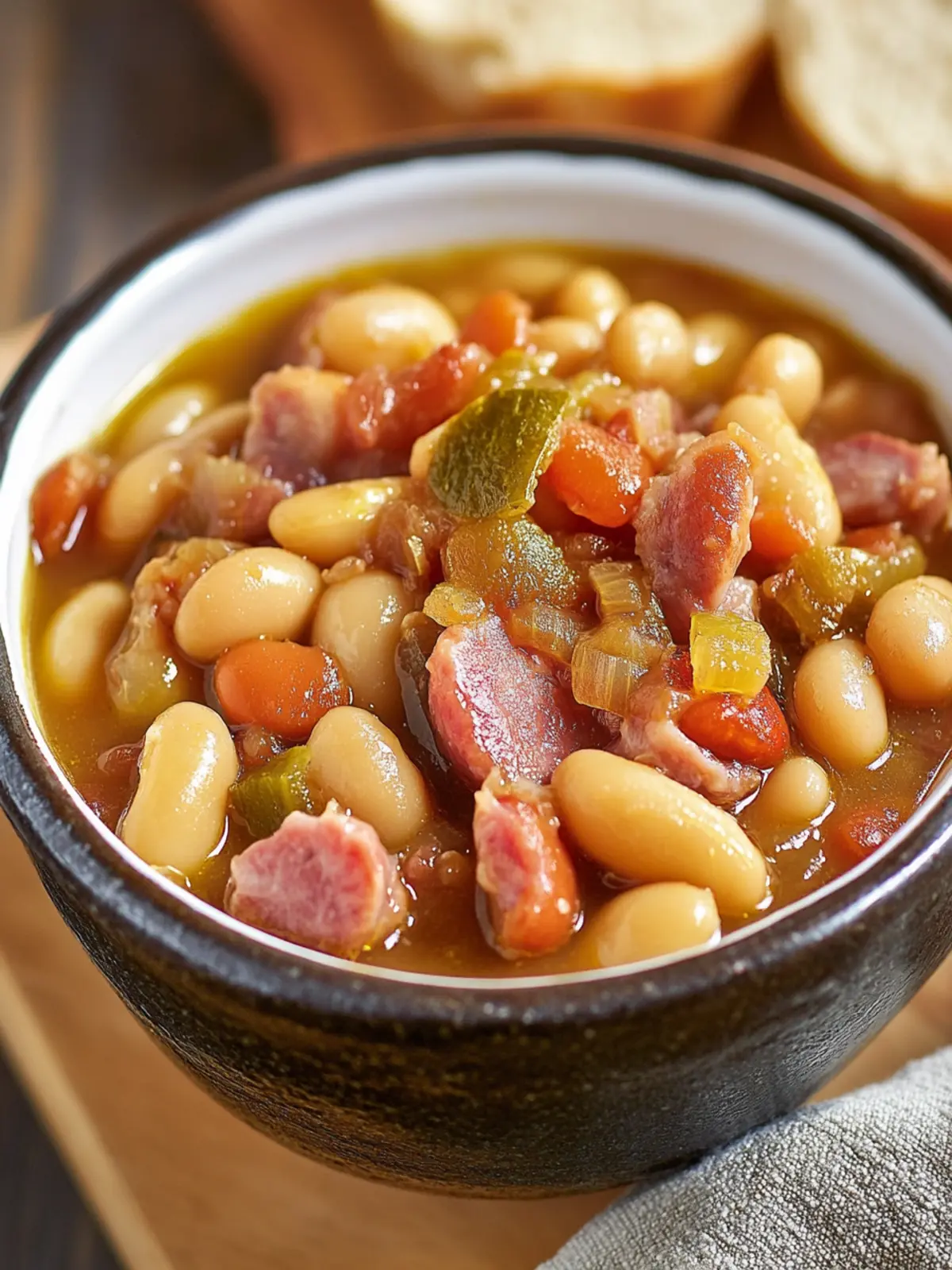 Savory Beans Cooked with Ham Hocks for Cozy Comfort 4 Beans Cooked with Ham Hocks