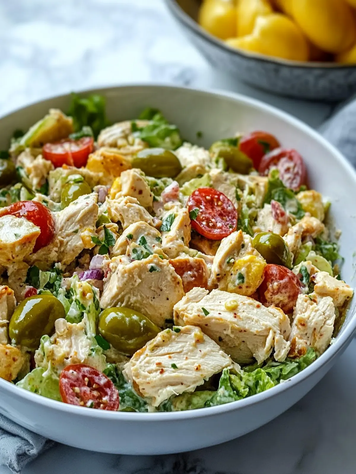 Delicious Creamy Pepperoncini Chicken Salad: A Light Delight 3 Creamy Pepperoncini Chicken Salad