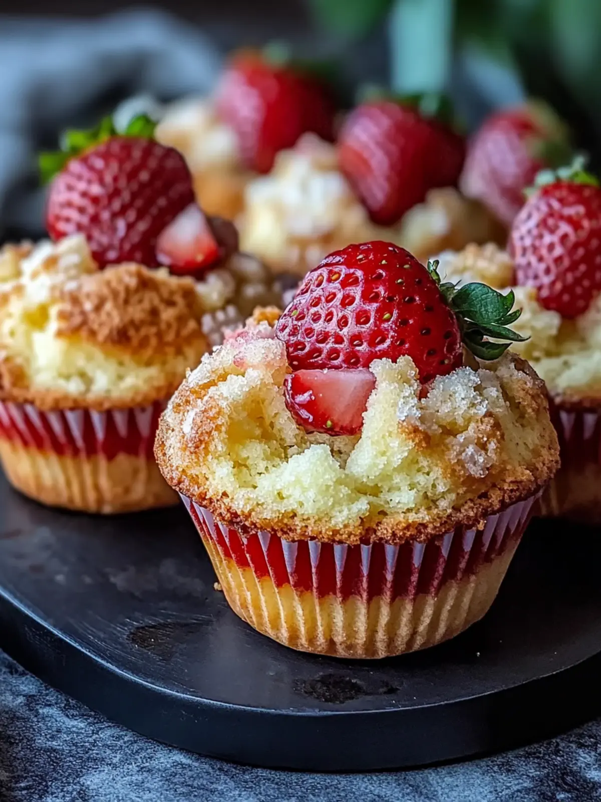 Delicious Strawberry Shortcake Muffins for Your Sweet Cravings 4 Strawberry Shortcake Muffins