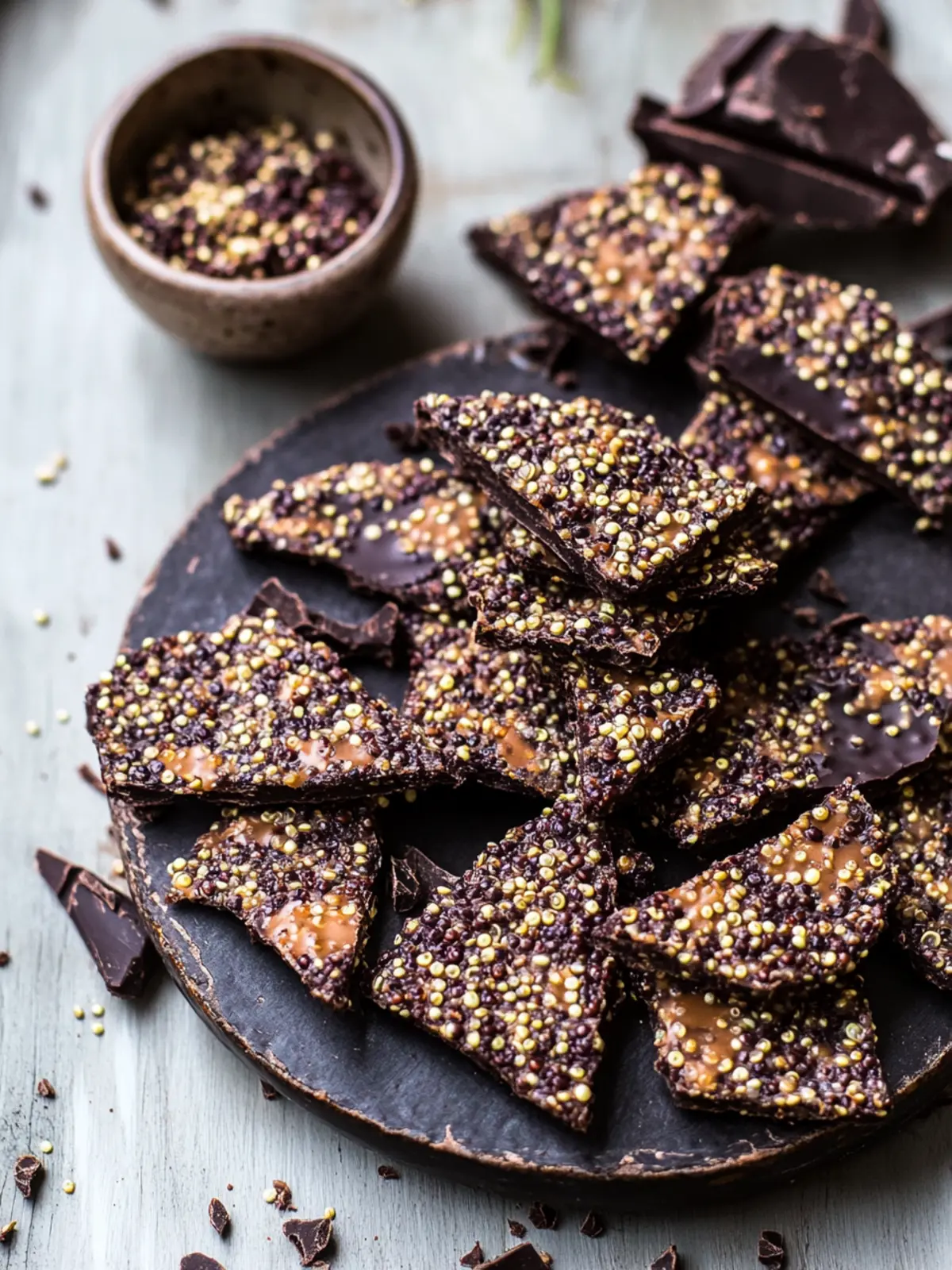 Irresistible Chocolate Quinoa Crisps for Guilt-Free Snacking 2 Chocolate Quinoa Crisps