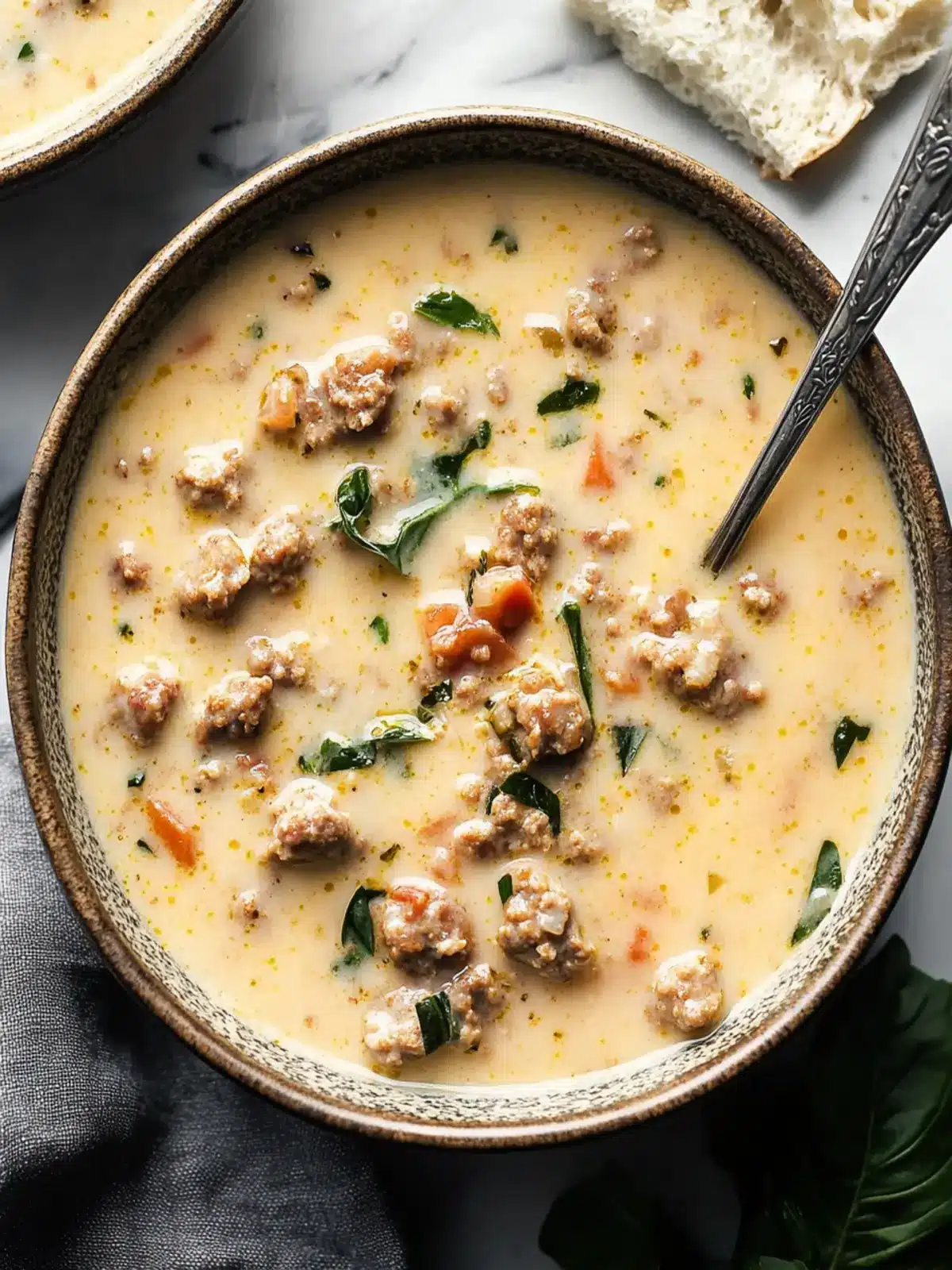 Creamy Italian Sausage Soup: Comforting Delight in 1 Hour 2 Creamy Italian Sausage Soup