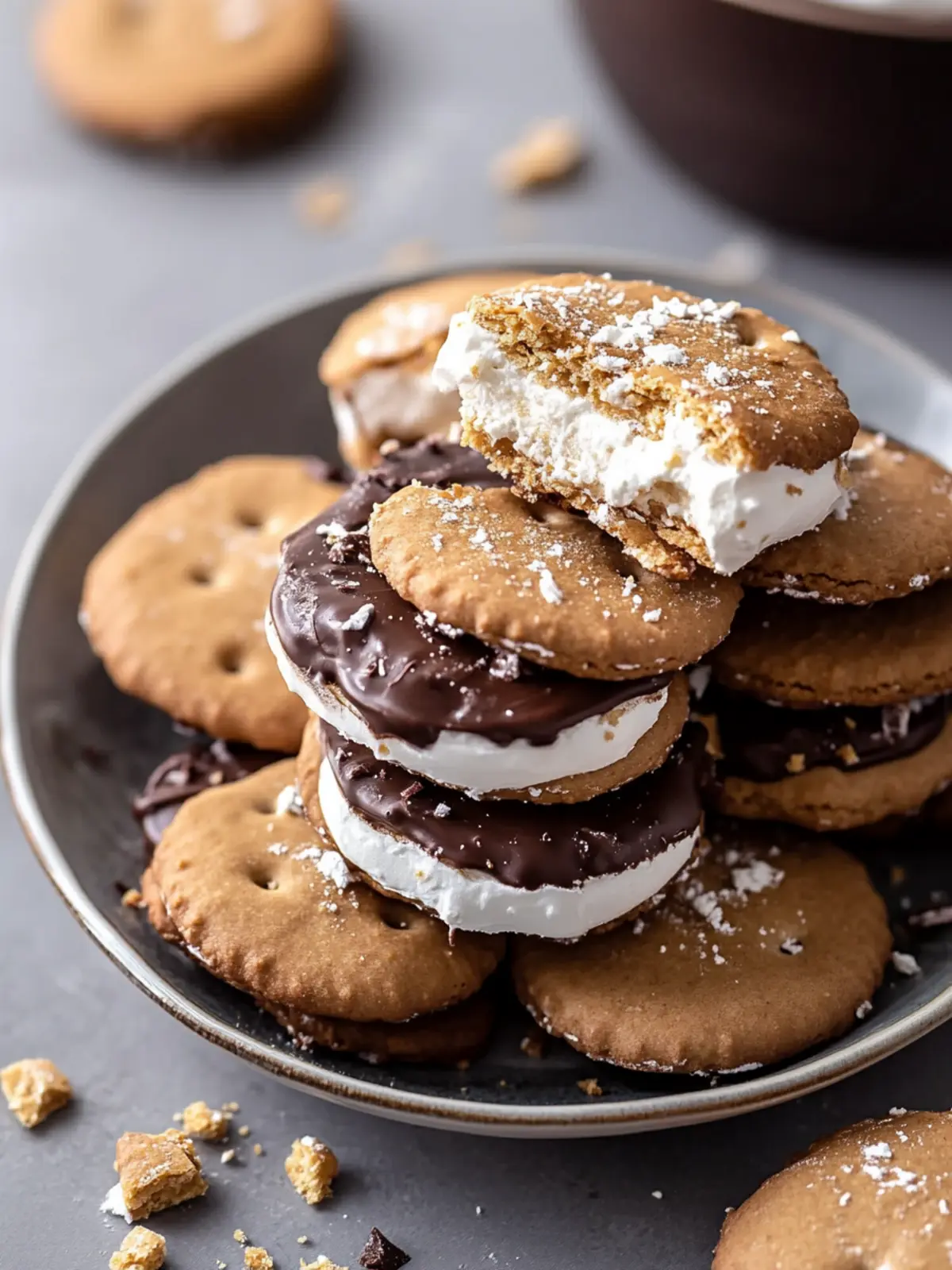 S’mores Cracker Cookies: Irresistibly Fun and Easy Treats 3 S’mores Cracker Cookies