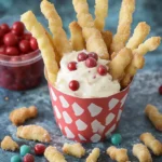 Irresistible Cookie Fries with Frosting Dip for Your Sweet Tooth 3 Cookie Fries with Frosting Dip