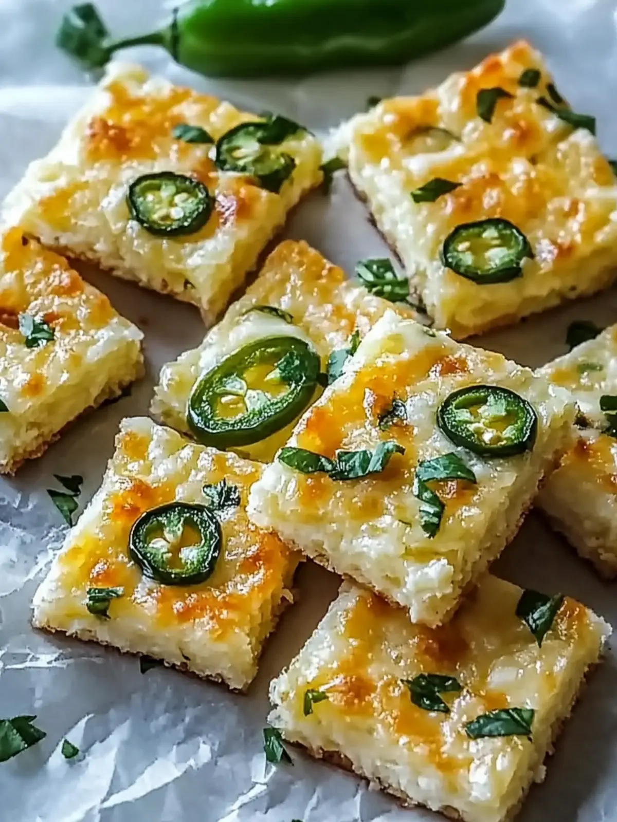 Spicy Jalapeño Cheese Squares for Ultimate Flavor Cravings 4 Jalapeño Cheese Squares