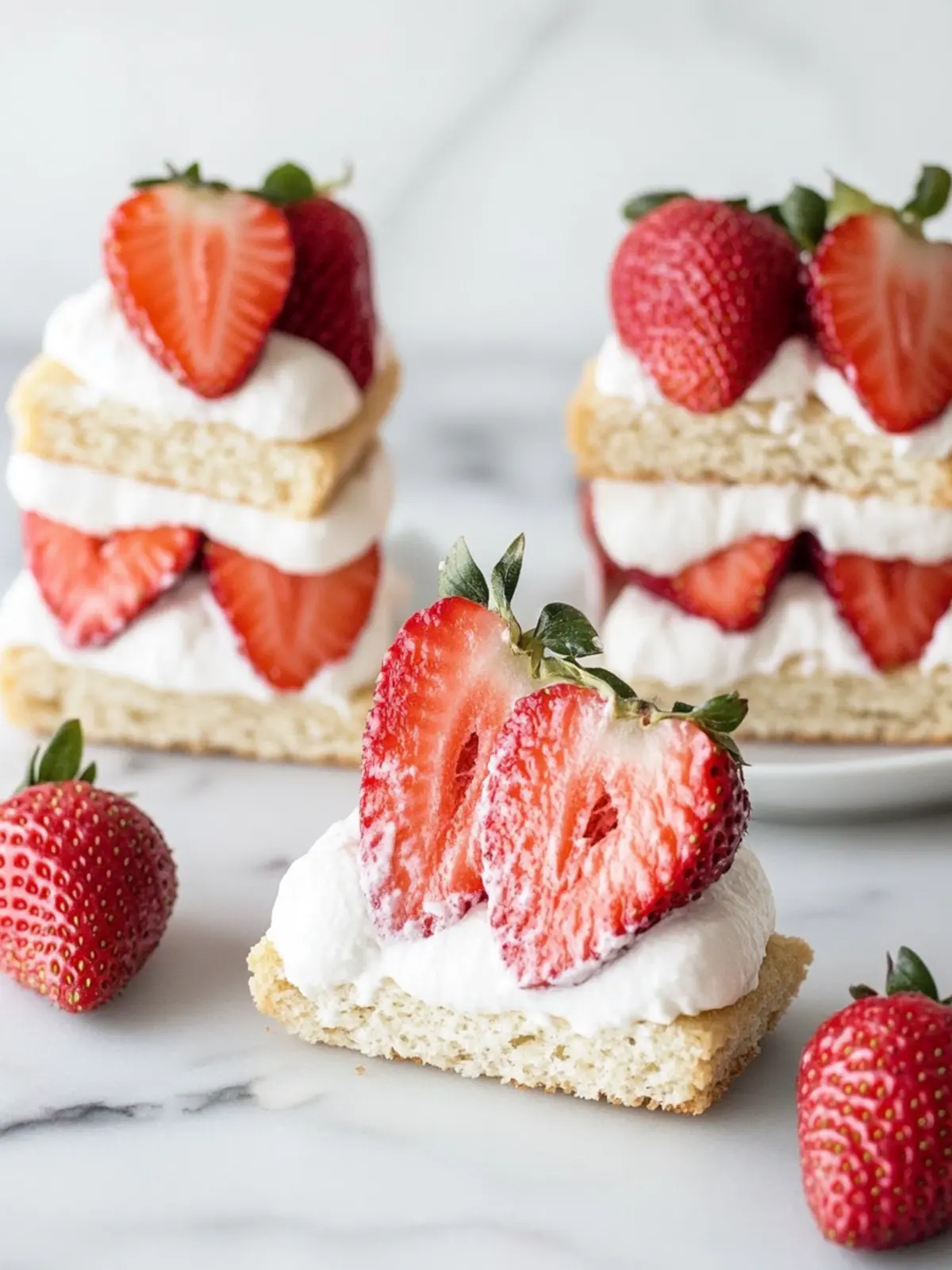 Delightful Strawberry Cream Sandwiches for Spring Celebrations 2 Strawberry Cream Sandwiches
