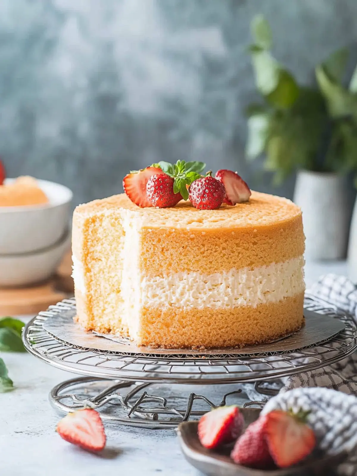 Fluffy Sponge Cake Delight: Bake Like a Pro at Home 3 Sponge Cake