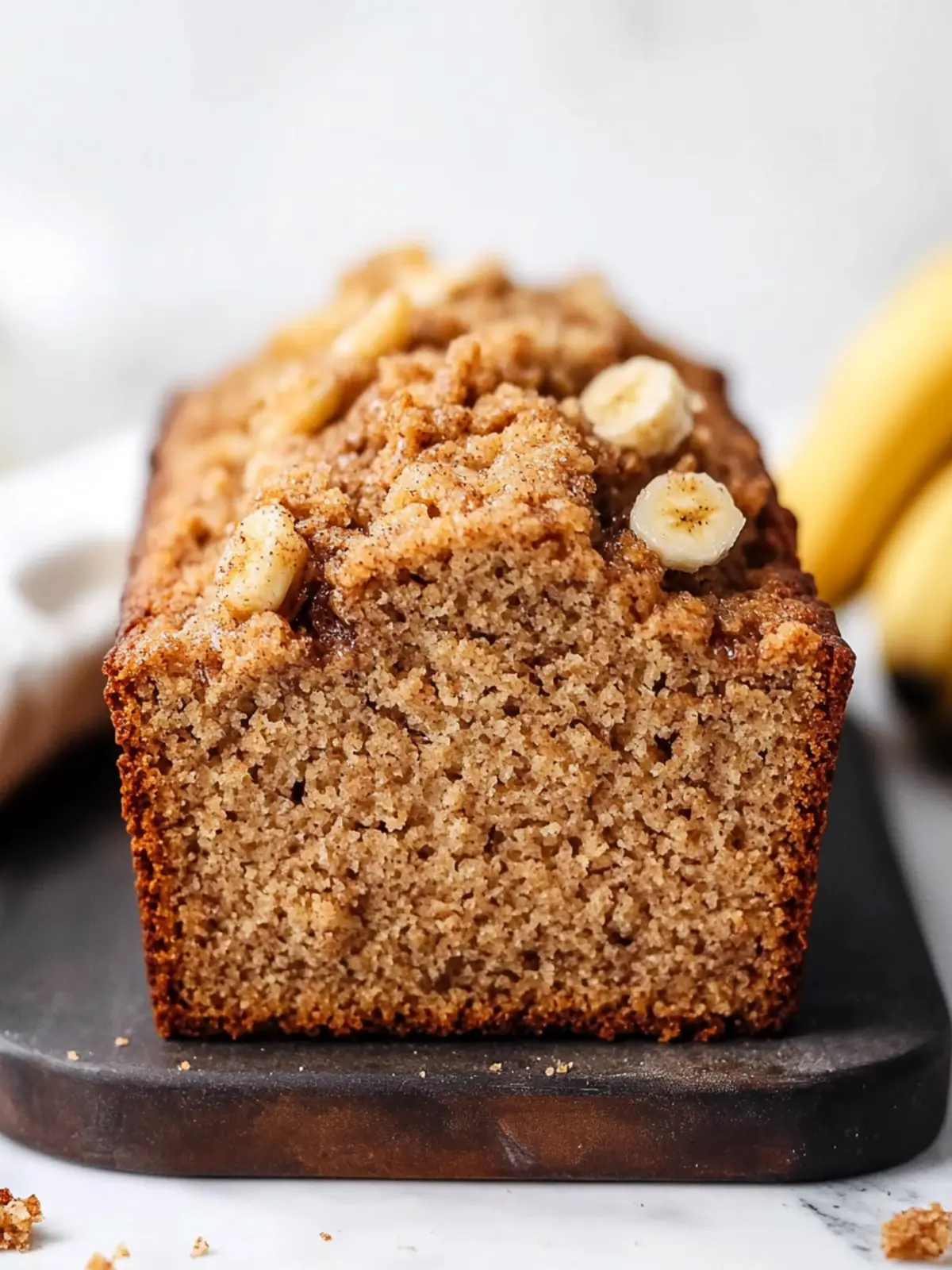 Delicious Whole Wheat Cinnamon Crunch Banana Bread Recipe 3 Whole Wheat Cinnamon Crunch Banana Bread