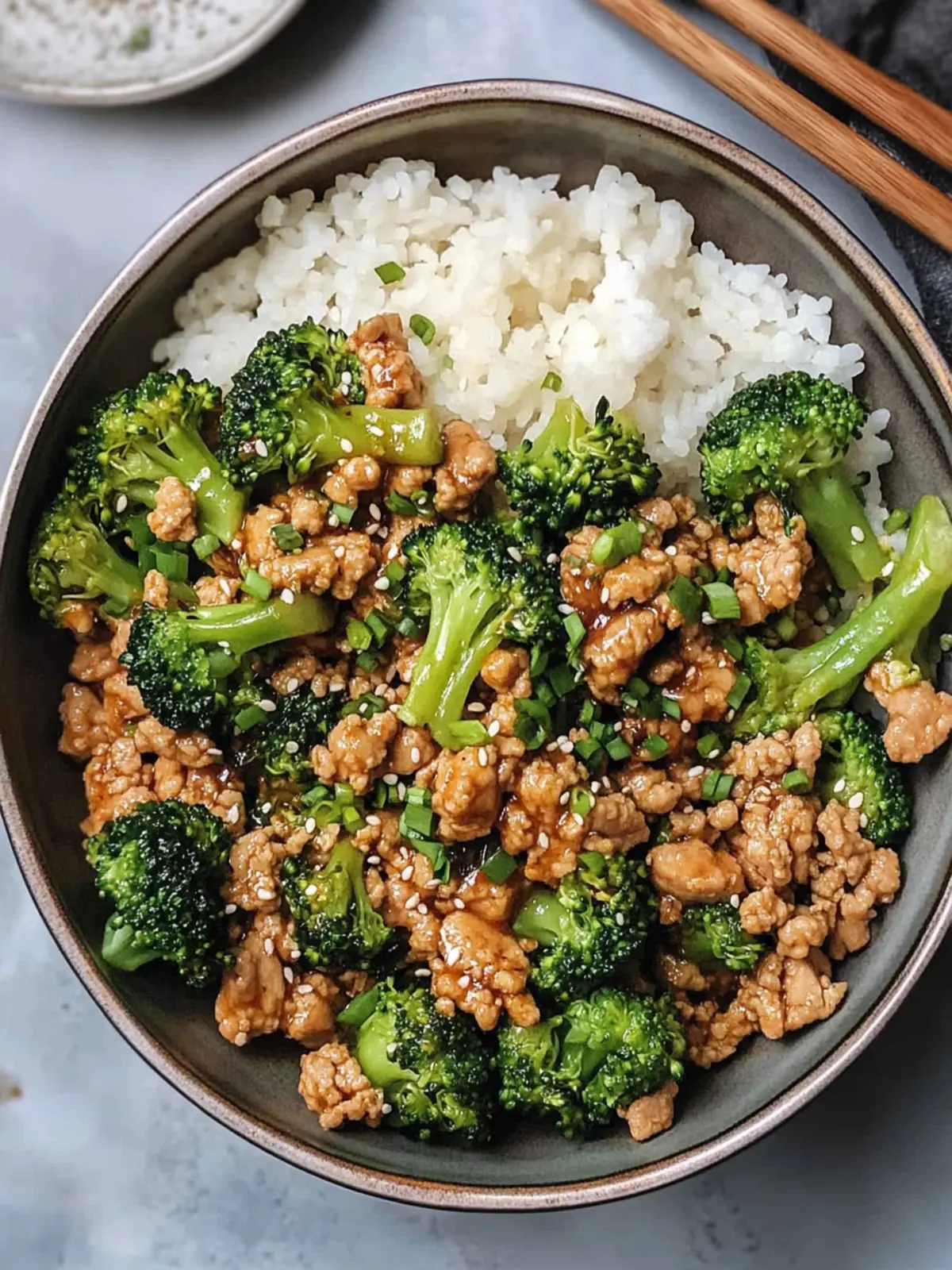 Honey Sriracha Ground Chicken and Broccoli in Just 20 Minutes 5 Honey Sriracha Ground Chicken and Broccoli