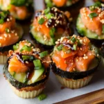 Baked Salmon Sushi Muffins: The Tasty Twist You’ll Love 43 Baked Salmon Sushi Muffins