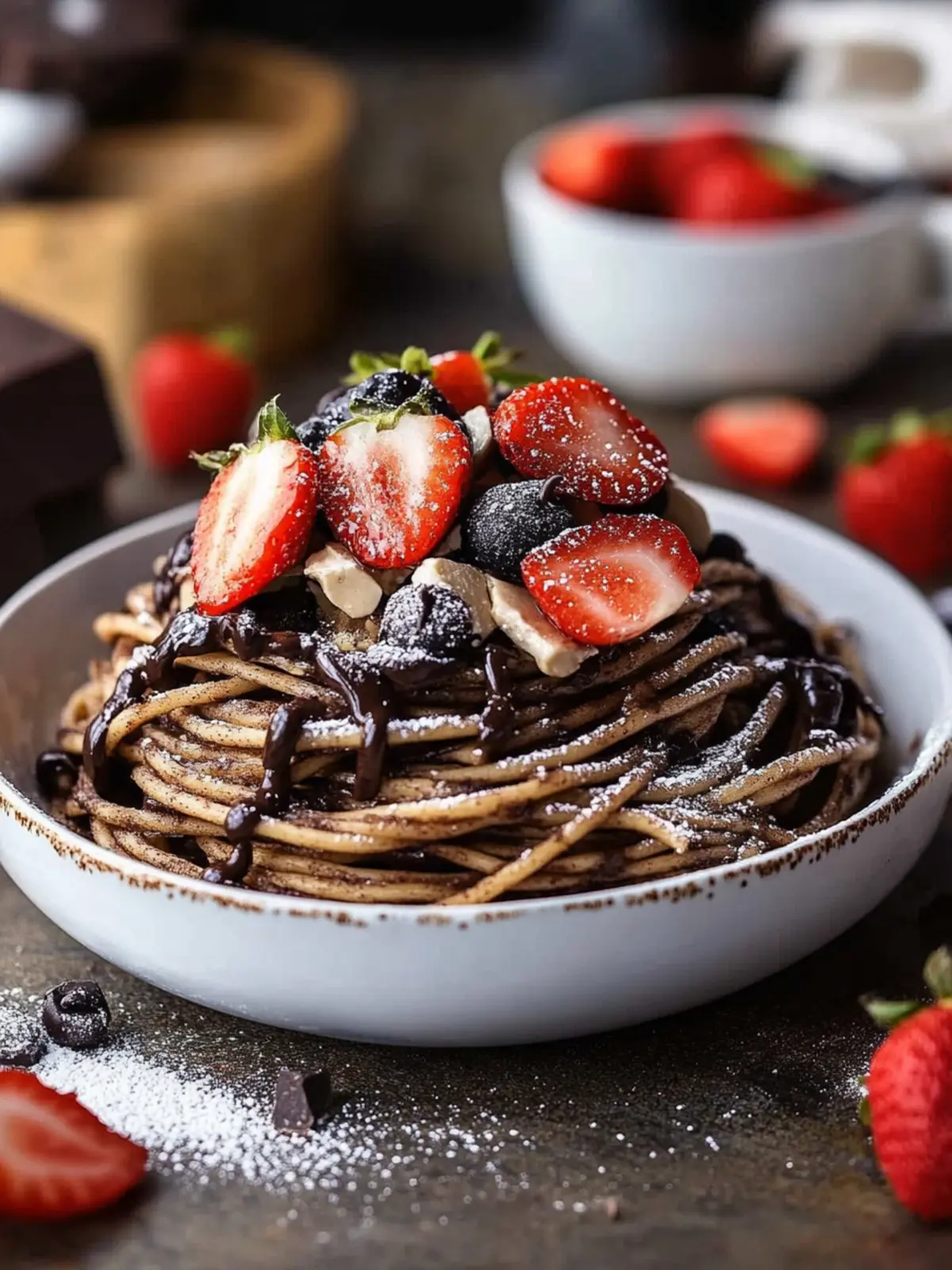 Indulge in Chocolate Pancake Spaghetti for Fun Breakfast Bliss 3 Chocolate Pancake Spaghetti