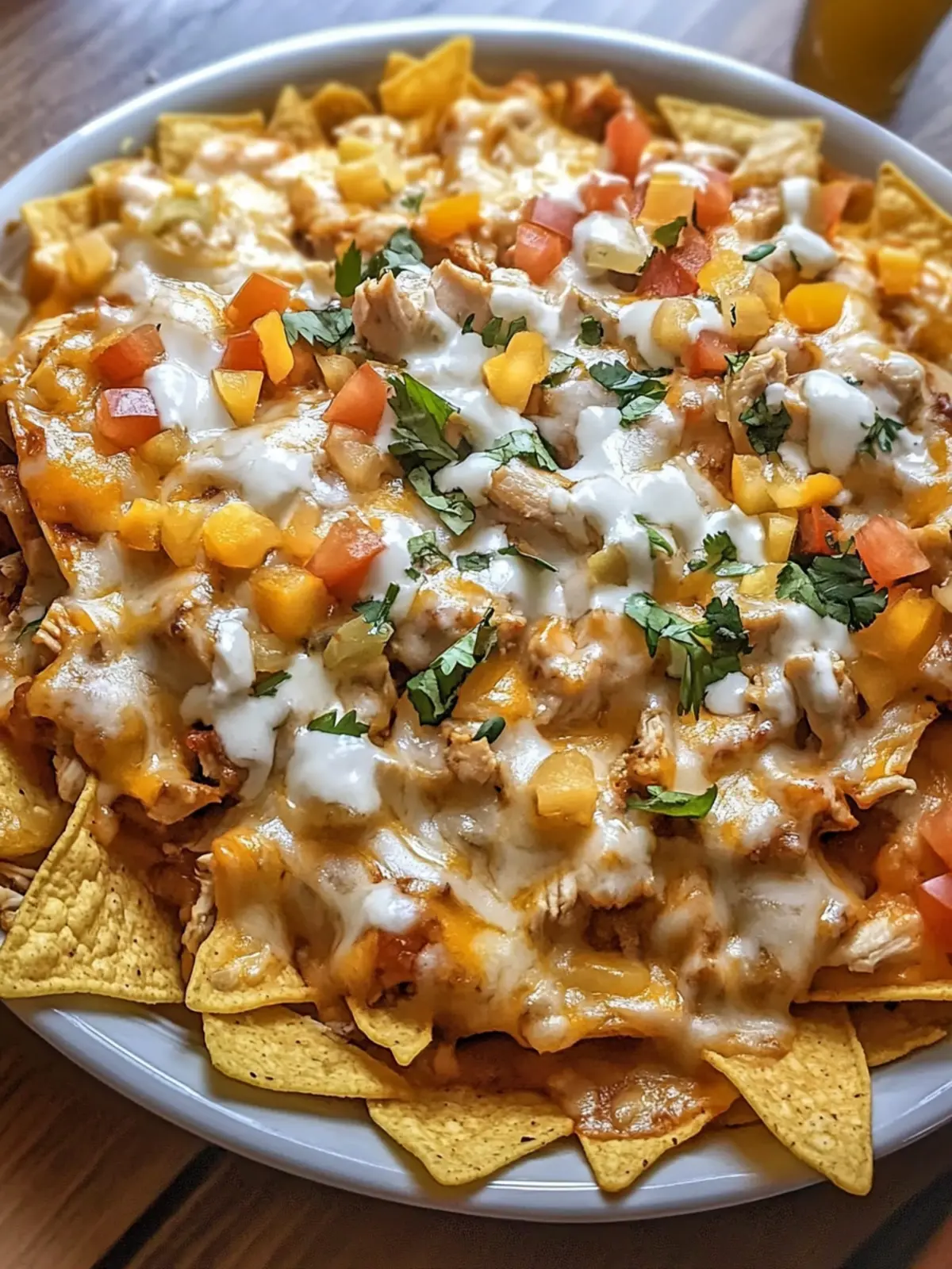 Crockpot Creamy Chicken Nachos for Effortless Game Day Fun 2 Crockpot creamy chicken nachos