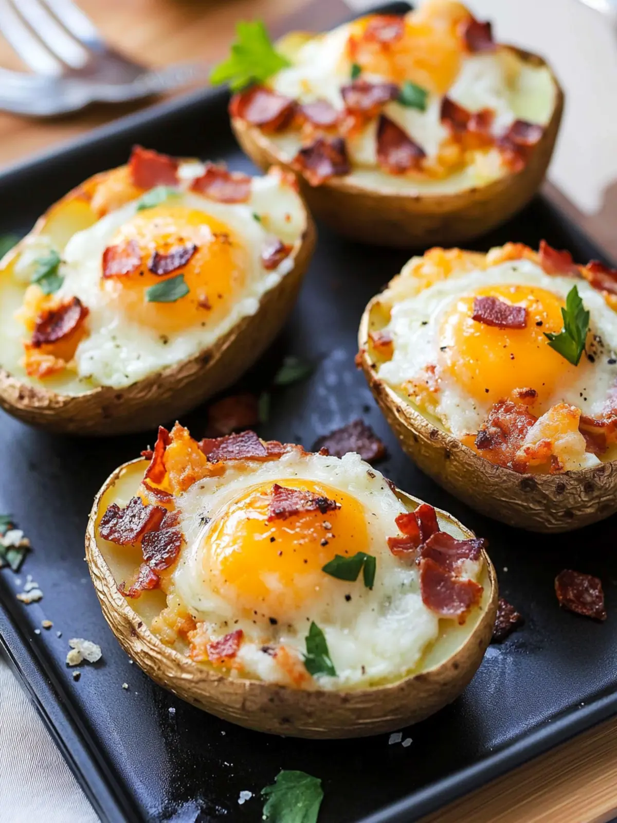 Twice Baked Loaded Breakfast Potatoes for Cozy Mornings 3 Twice Baked Loaded Breakfast Potatoes