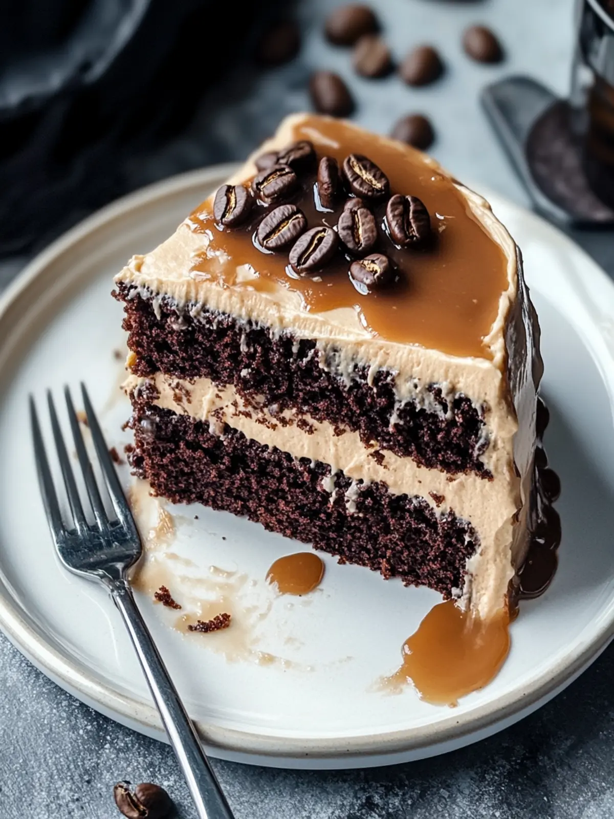 Indulge in Salted Caramel Espresso Chocolate Cake Bliss 3 Salted Caramel Espresso Chocolate Cake