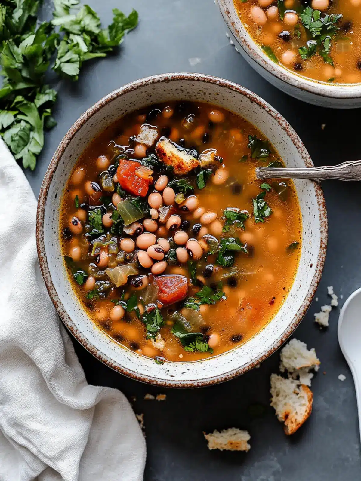 Smoky Black Eyed Pea Soup for Cozy Southern Comfort 5 Smoky Black Eyed Pea Soup