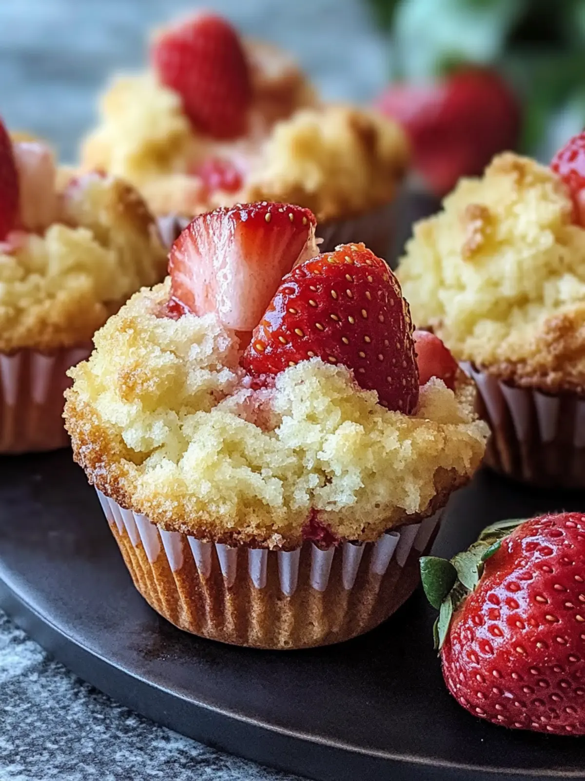 Delicious Strawberry Shortcake Muffins for Your Sweet Cravings 5 Strawberry Shortcake Muffins