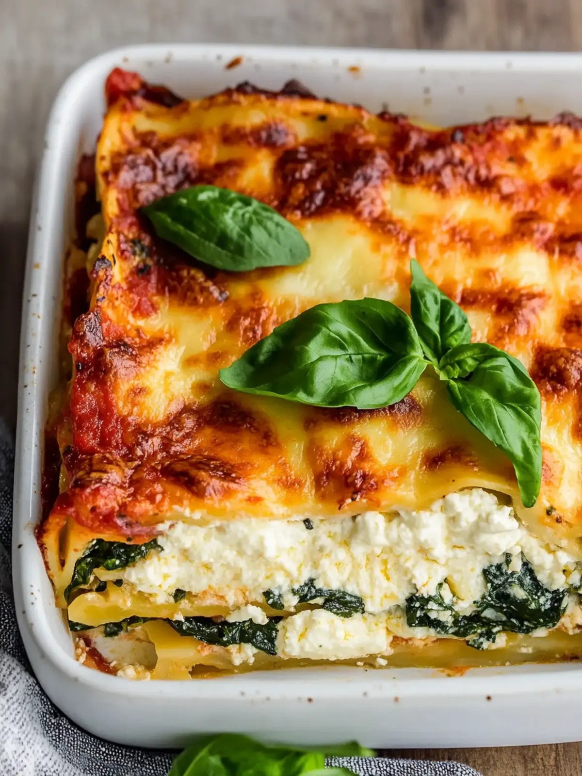 Savory Spinach Ricotta Lasagna to Impress Your Family 5 Spinach Ricotta Lasagna