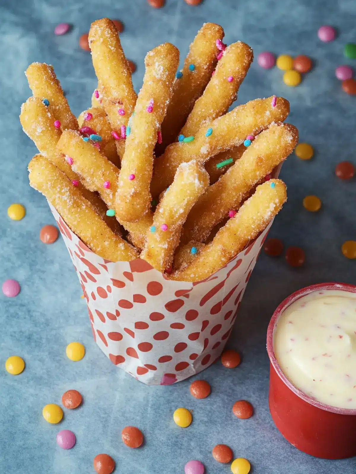 Irresistible Cookie Fries with Frosting Dip for Your Sweet Tooth 4 Cookie Fries with Frosting Dip