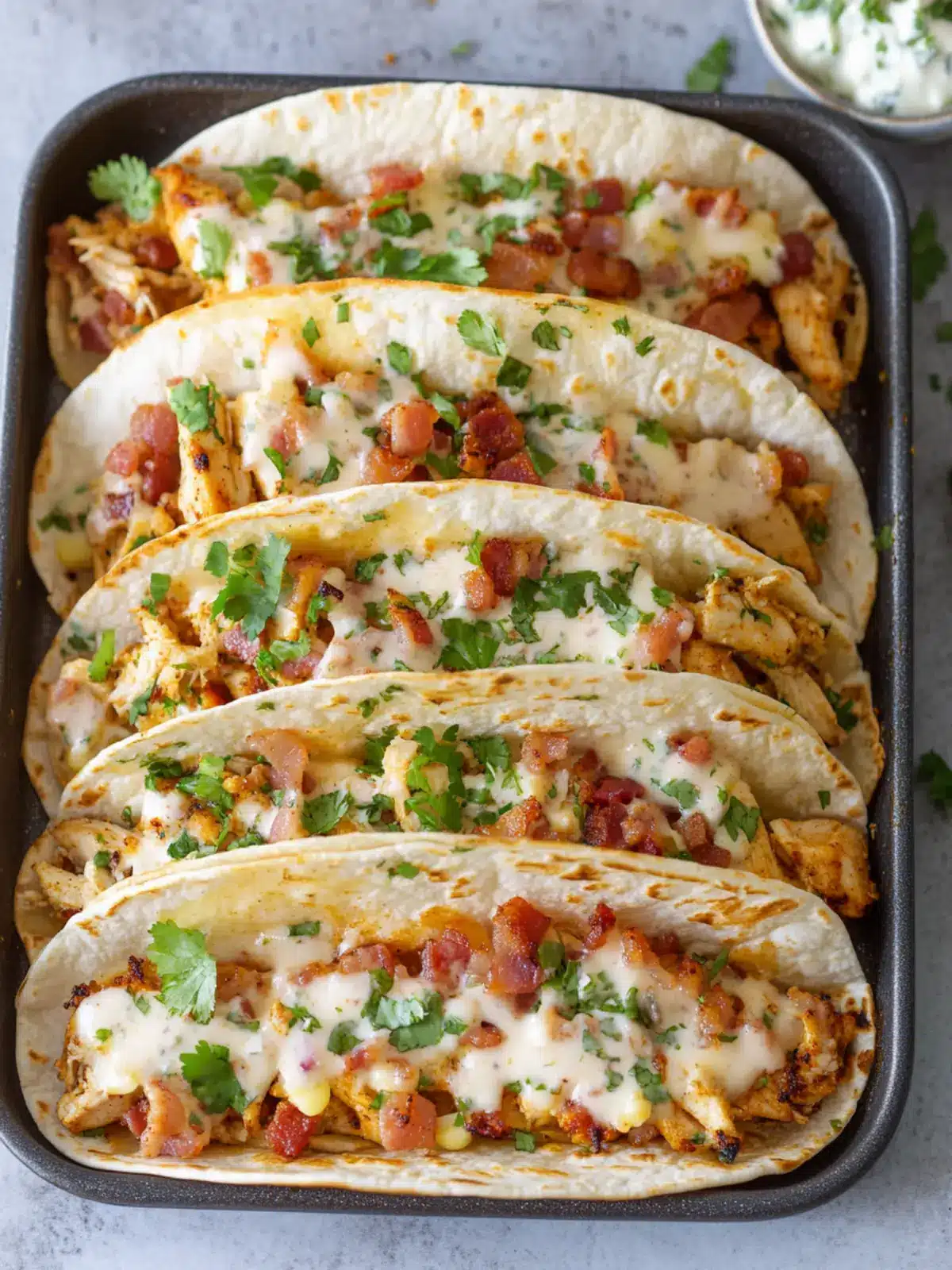 Baked Chicken Bacon Ranch Tacos That Will Wow Your Tastebuds 5 Baked Chicken Bacon Ranch Tacos