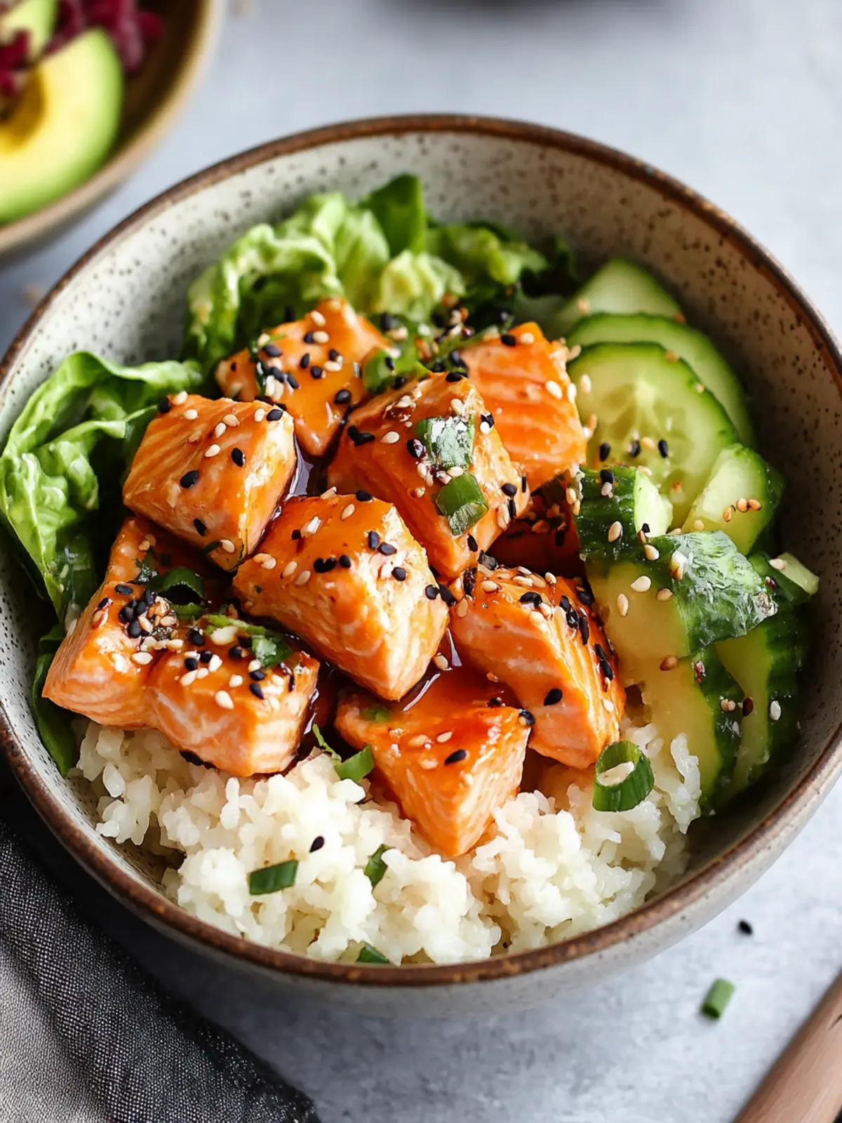 Quick and Tasty Honey Glazed Salmon Bowl for Busy Nights 3 Honey Glazed Salmon Bowl