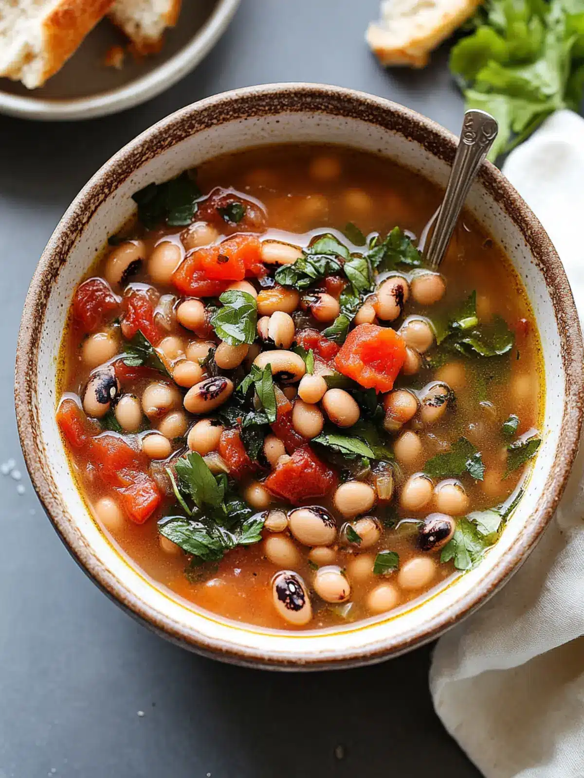 Smoky Black Eyed Pea Soup for Cozy Southern Comfort 4 Smoky Black Eyed Pea Soup