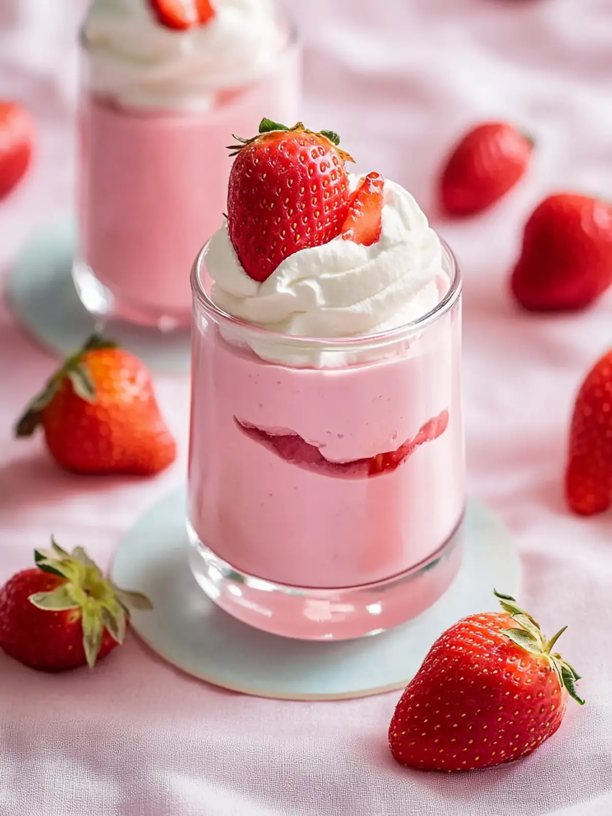 Irresistible Strawberry Mousse: Quick, Healthy & Delicious! 3 Strawberry Mousse