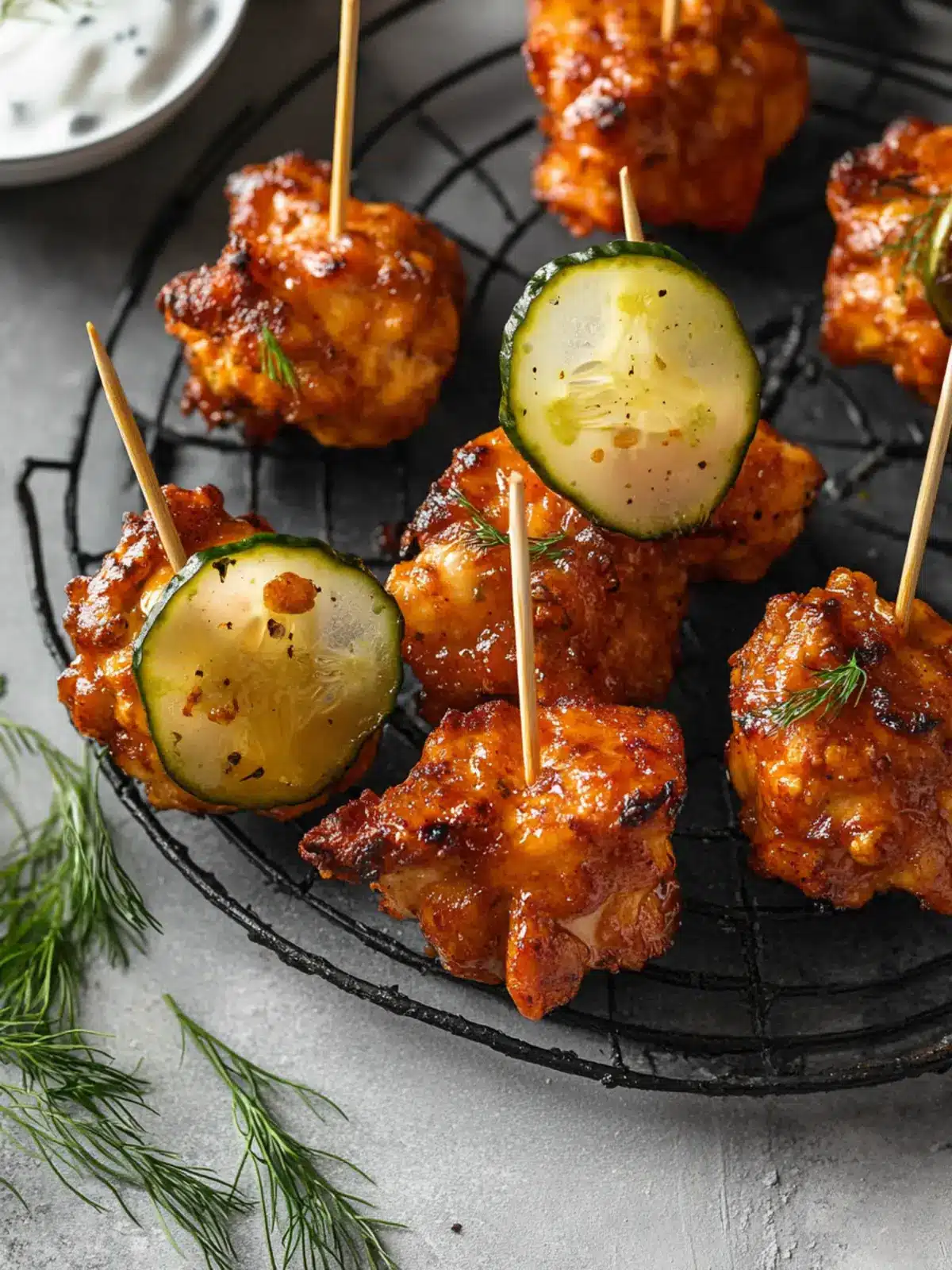 Delicious Pickle-Brined Chicken Bites with Blue Cheese Twist 5 Pickle-Brined Chicken Bites