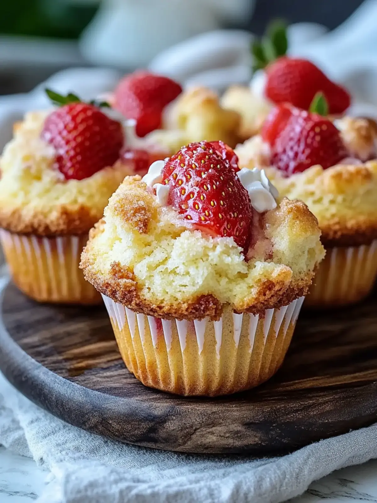 Delicious Strawberry Shortcake Muffins for Your Sweet Cravings 2 Strawberry Shortcake Muffins