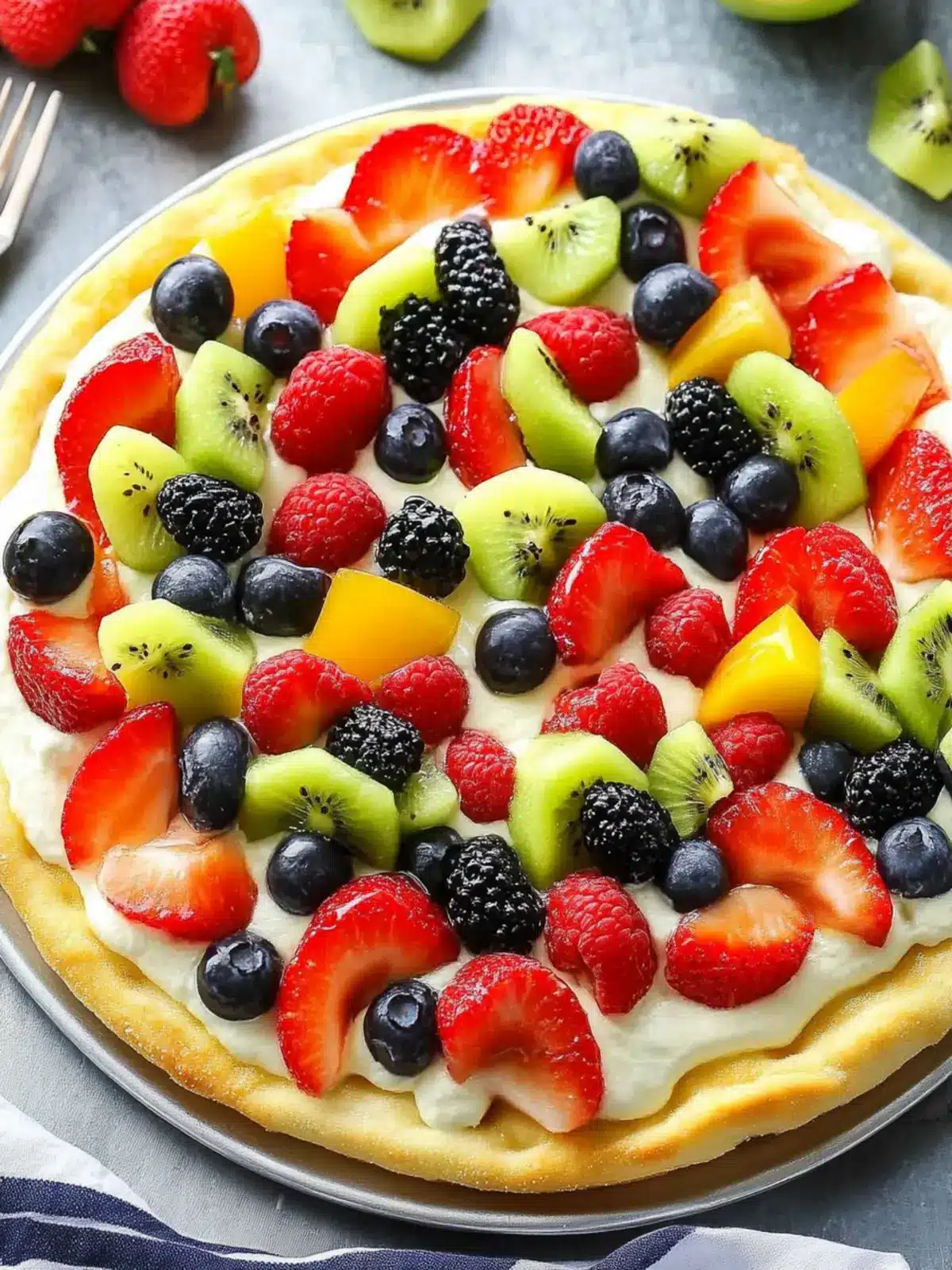 Irresistible Summer Dessert Pizza with Fresh Fruit Delight 3 Summer Dessert Pizza