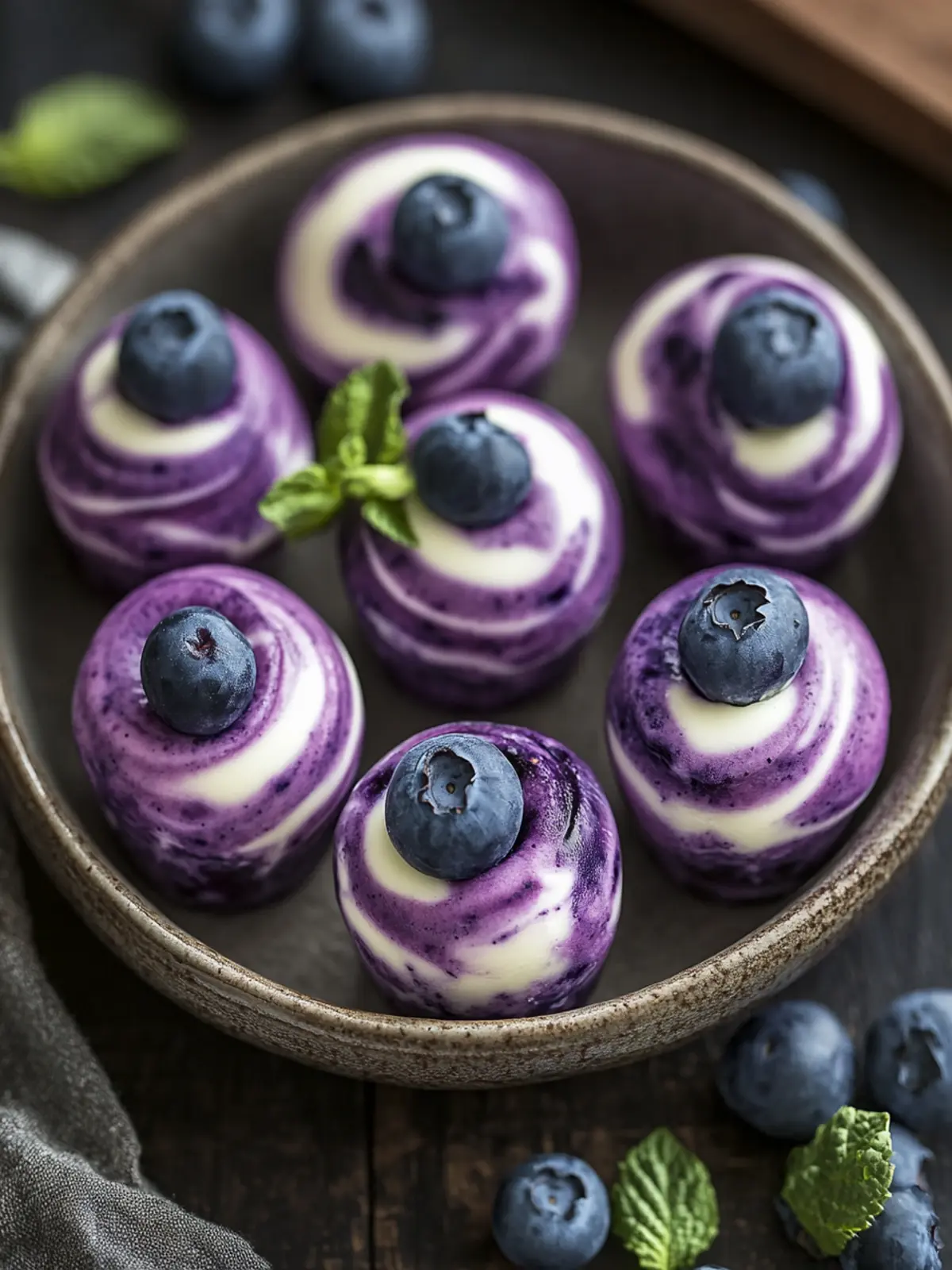 Delicious Blueberry Greek Yogurt Bites for a Healthy Snack 2 Blueberry Greek Yogurt Bites