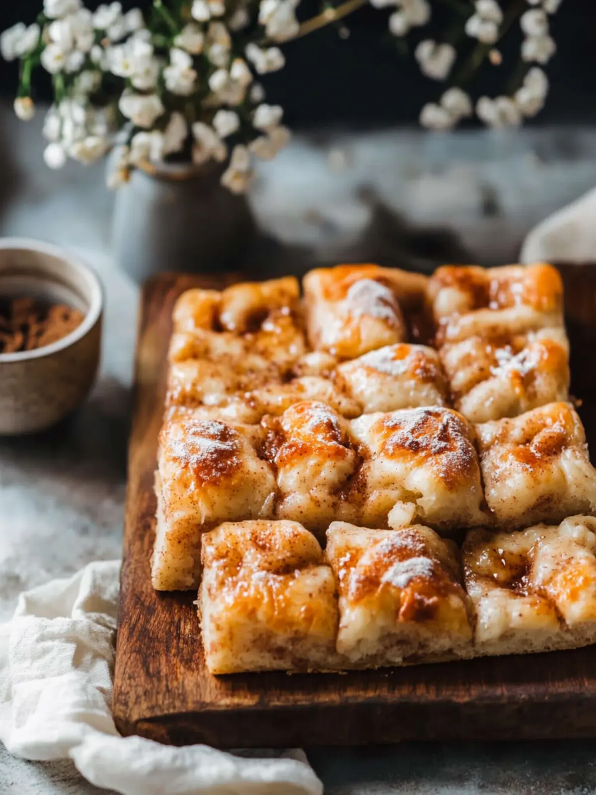 Irresistible Cinnamon Focaccia with Creamy Icing Bliss 4 Cinnamon Focaccia