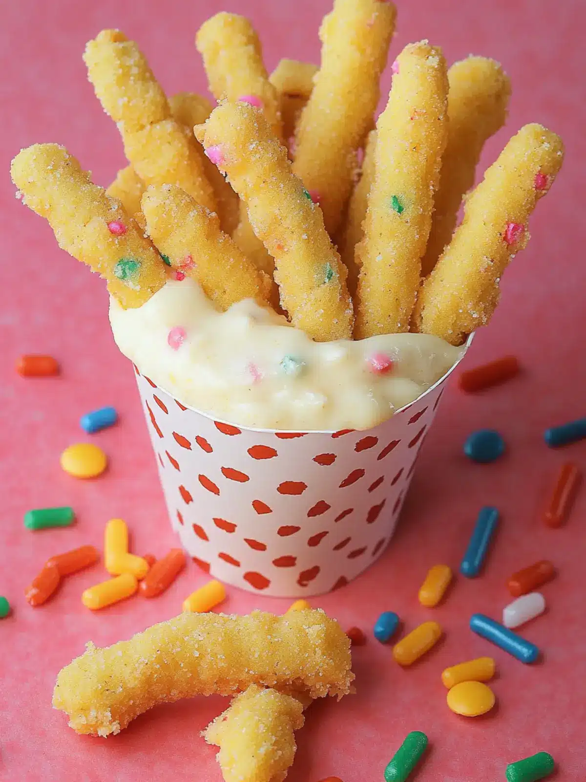Irresistible Cookie Fries with Frosting Dip for Your Sweet Tooth 2 Cookie Fries with Frosting Dip