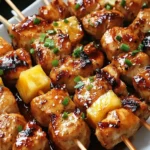 Pineapple Teriyaki Chicken Skewers for a Sweet Summer Grill 6 Pineapple Teriyaki Chicken Skewers