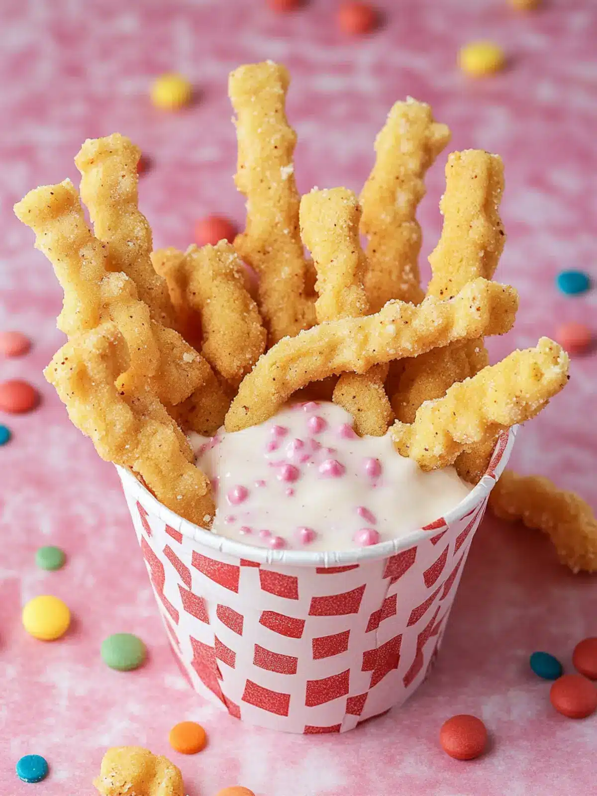 Irresistible Cookie Fries with Frosting Dip for Your Sweet Tooth 3 Cookie Fries with Frosting Dip