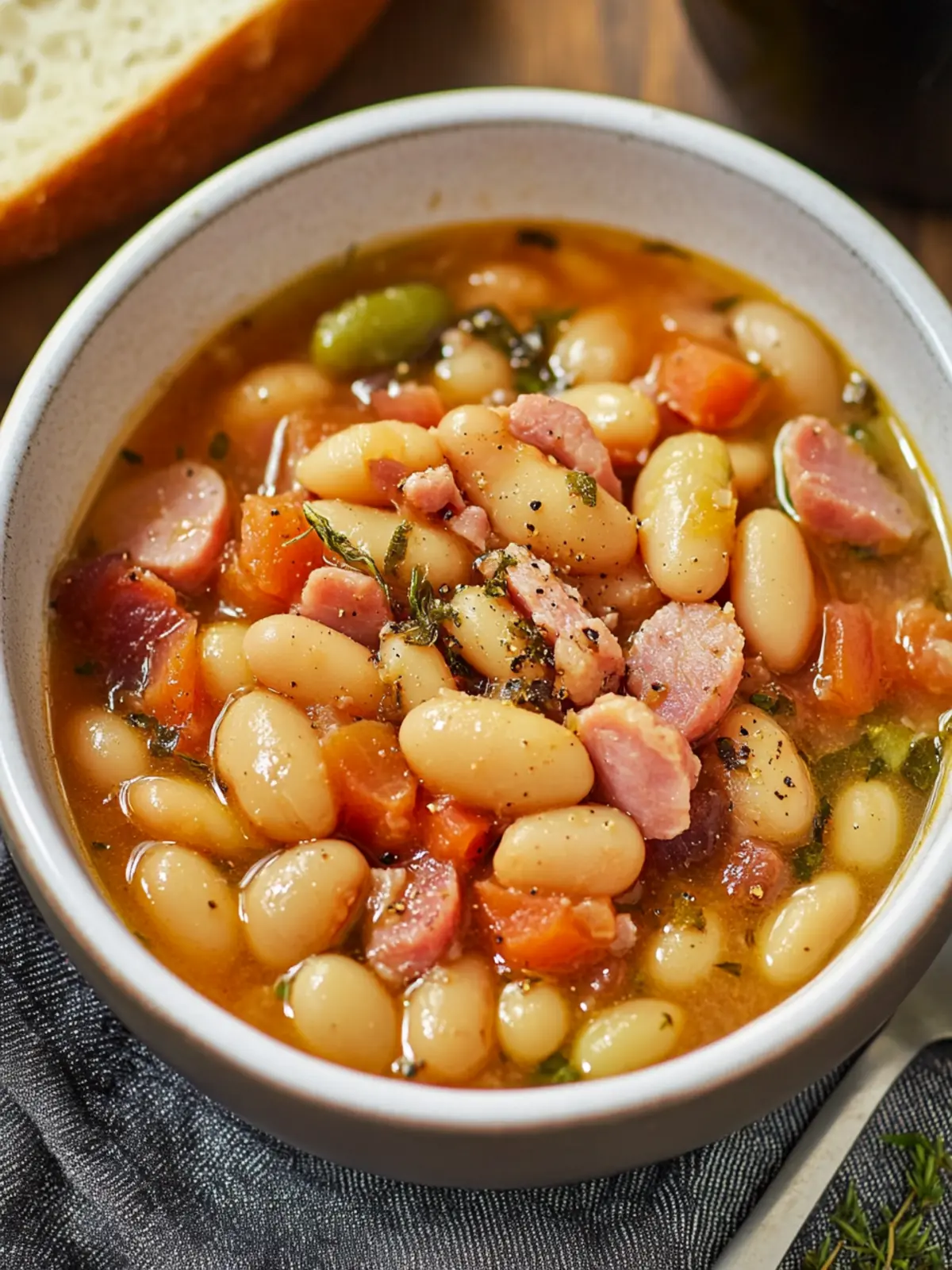 Savory Beans Cooked with Ham Hocks for Cozy Comfort 2 Beans Cooked with Ham Hocks