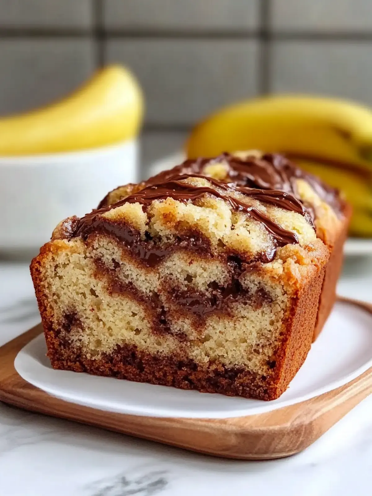 Nutella Swirl Banana Bread: Your New Favorite Cozy Treat 2 Nutella Swirl Banana Bread
