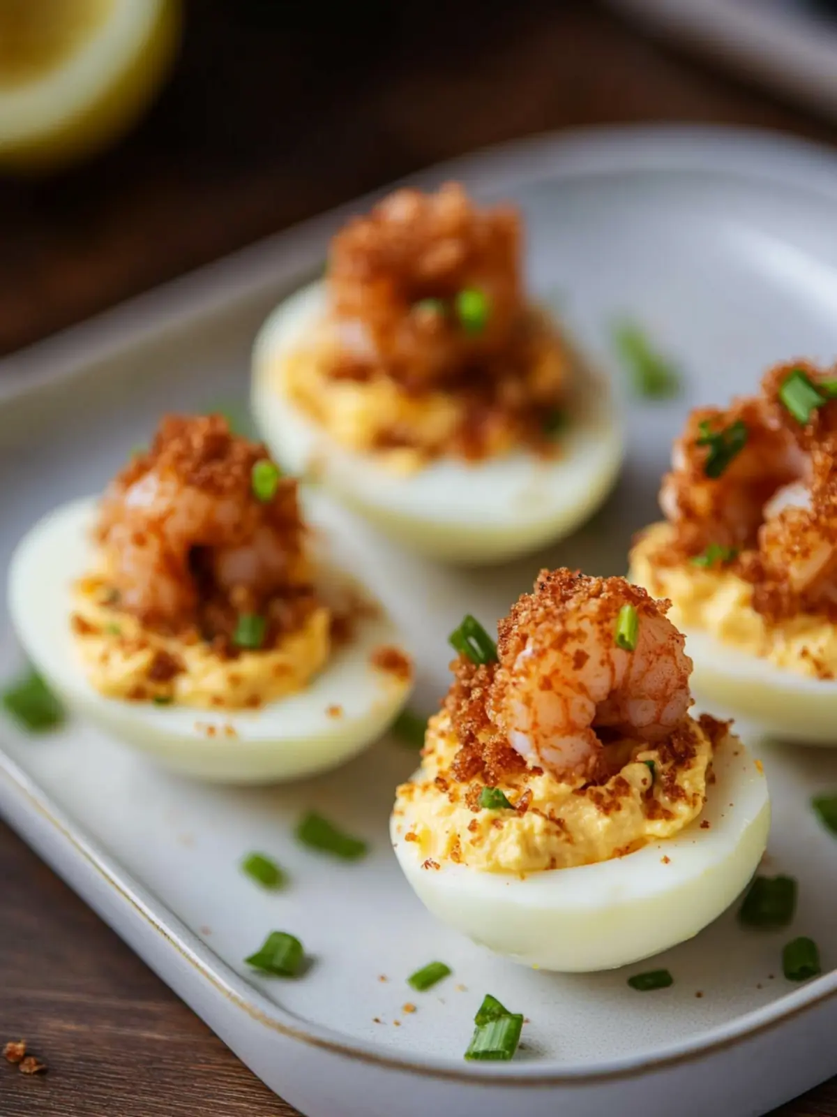 Ultimate Fried Shrimp Deviled Eggs for Your Next Feast 5 Fried Shrimp Deviled Eggs