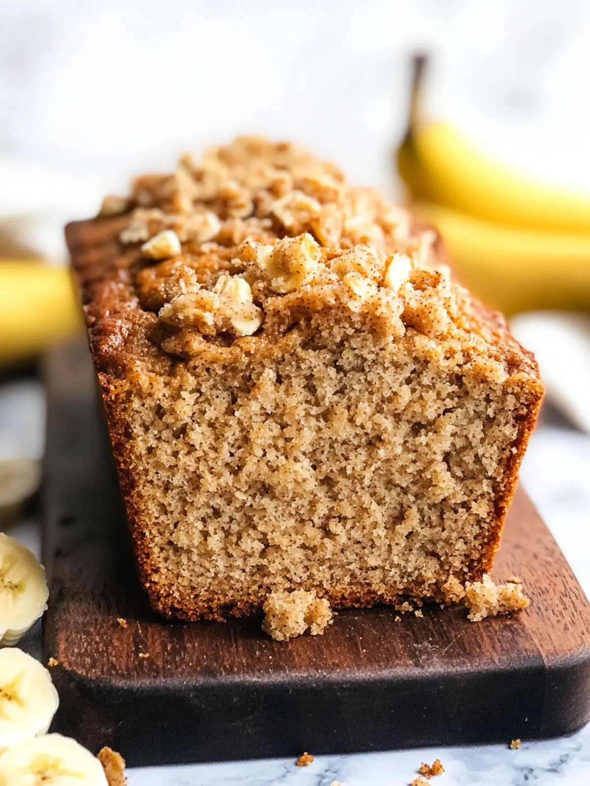 Delicious Whole Wheat Cinnamon Crunch Banana Bread Recipe 2 Whole Wheat Cinnamon Crunch Banana Bread