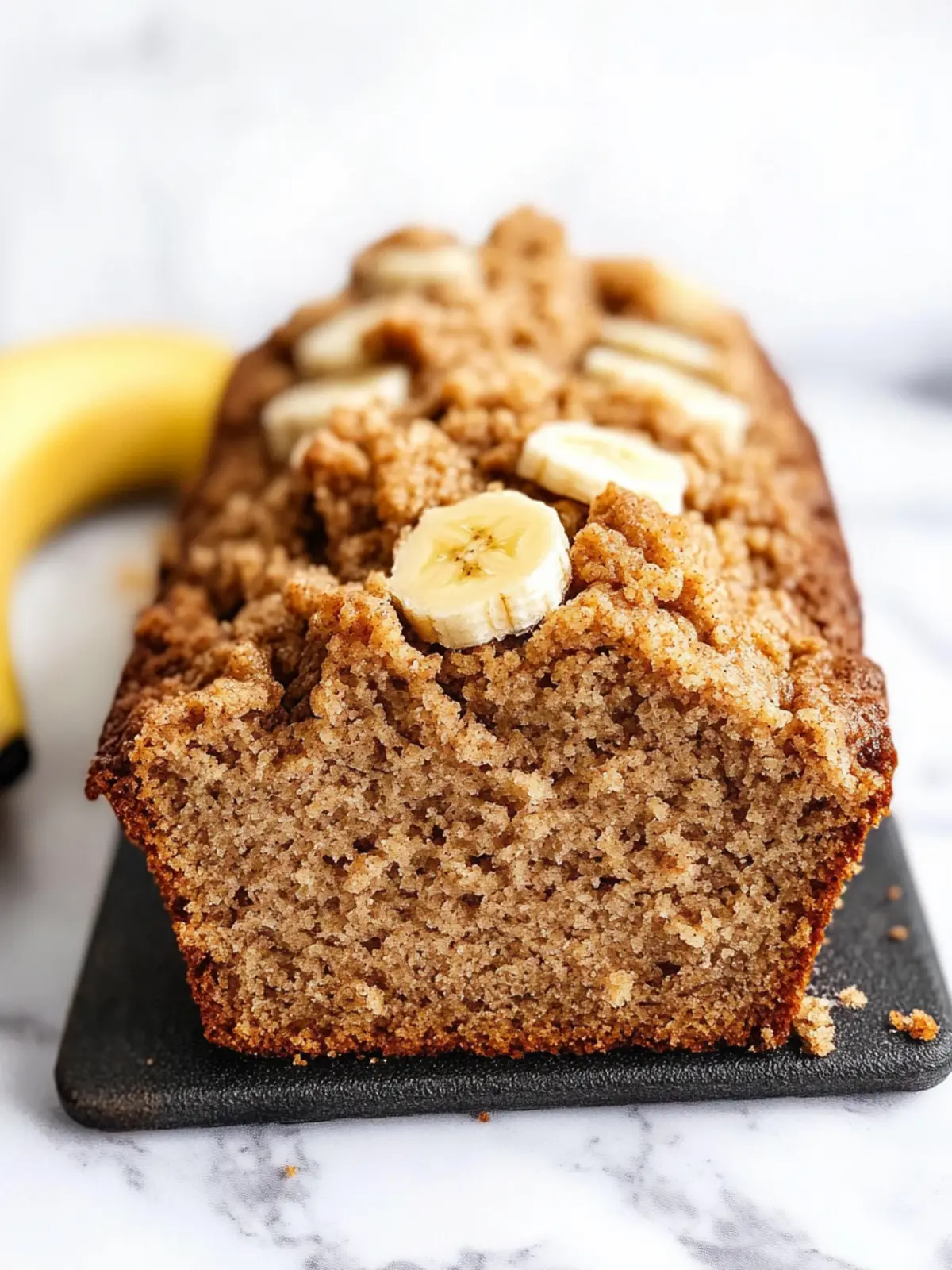 Delicious Whole Wheat Cinnamon Crunch Banana Bread Recipe 4 Whole Wheat Cinnamon Crunch Banana Bread