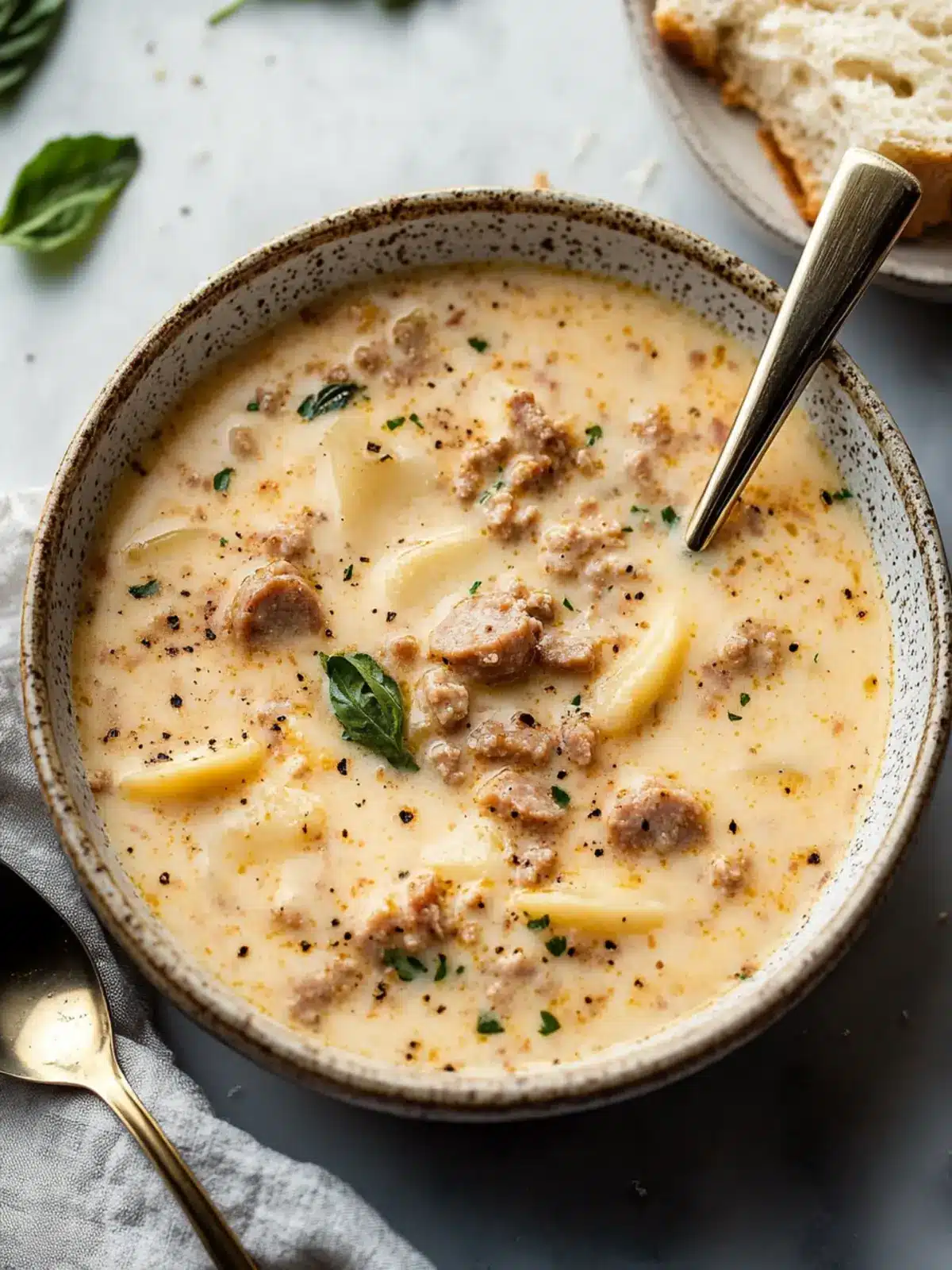 Creamy Italian Sausage Soup: Comforting Delight in 1 Hour 4 Creamy Italian Sausage Soup