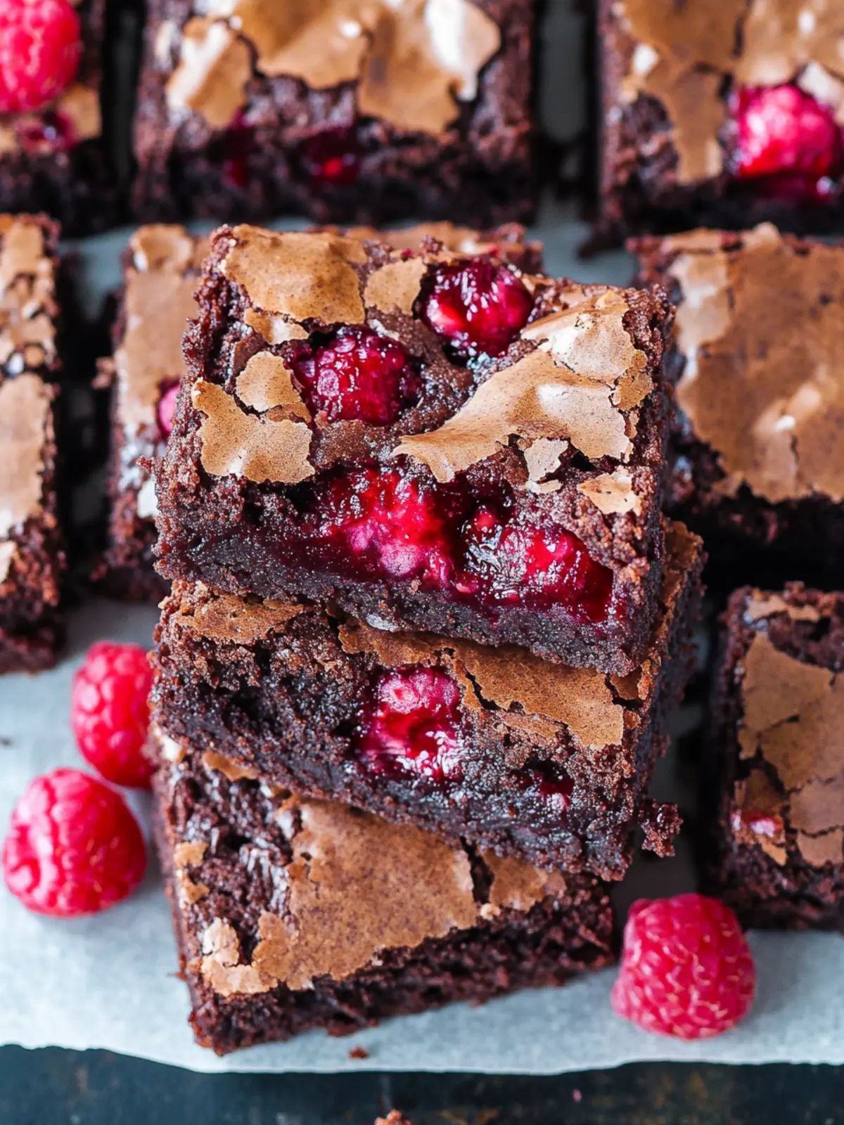 Decadent Raspberry Brownies: Easy, Fudgy Indulgence Awaits 3 Raspberry Brownies