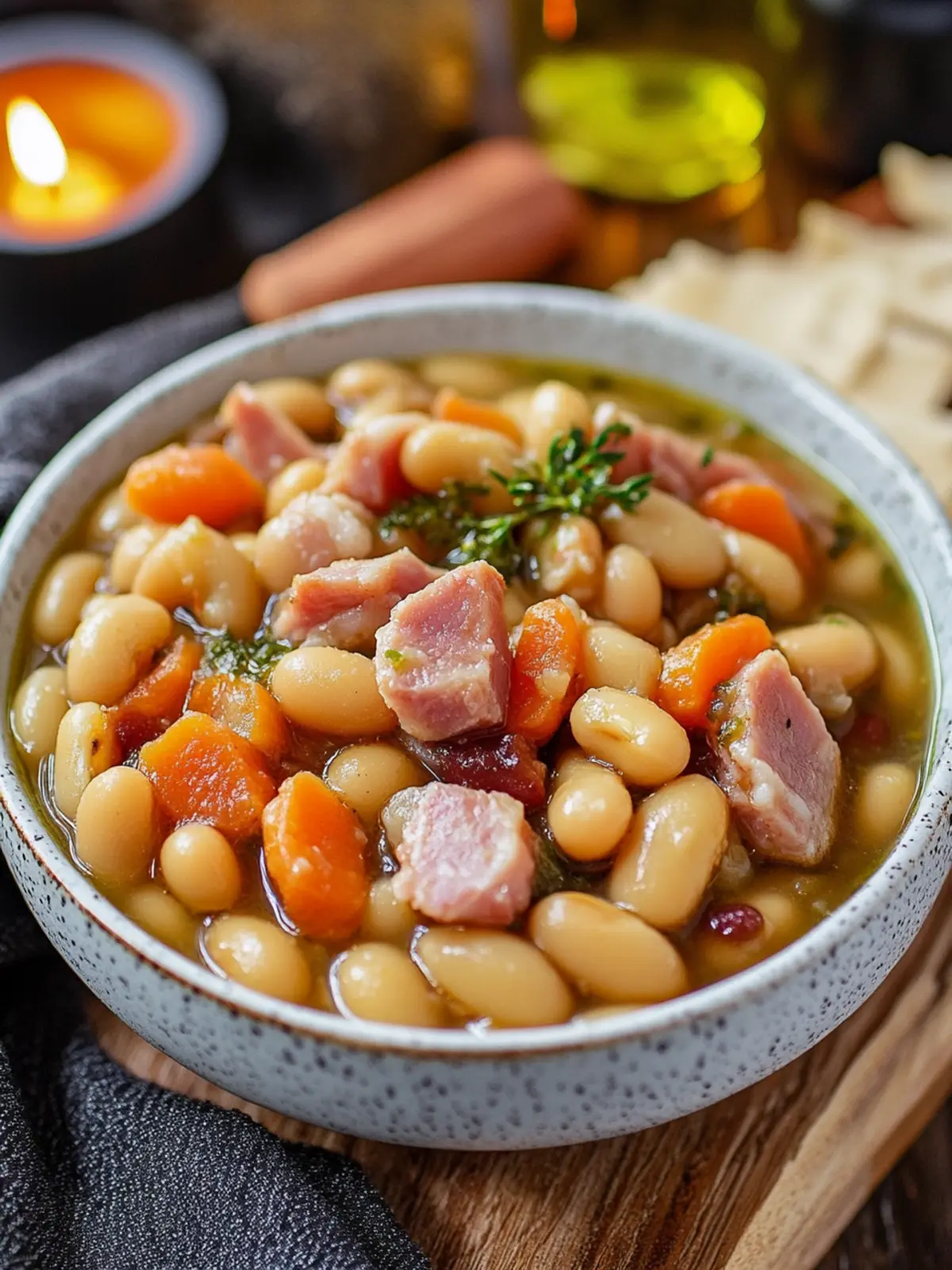 Savory Beans Cooked with Ham Hocks for Cozy Comfort 3 Beans Cooked with Ham Hocks