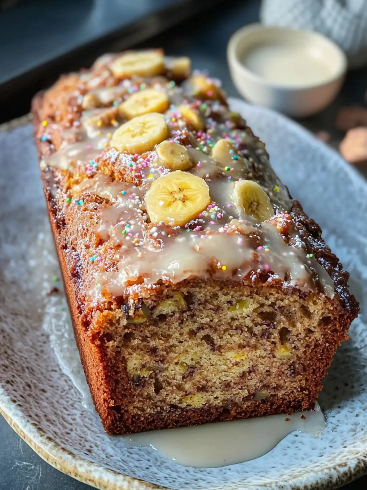Celebrate Every Bite with Birthday Cake Banana Bread 3 Birthday Cake Banana Bread