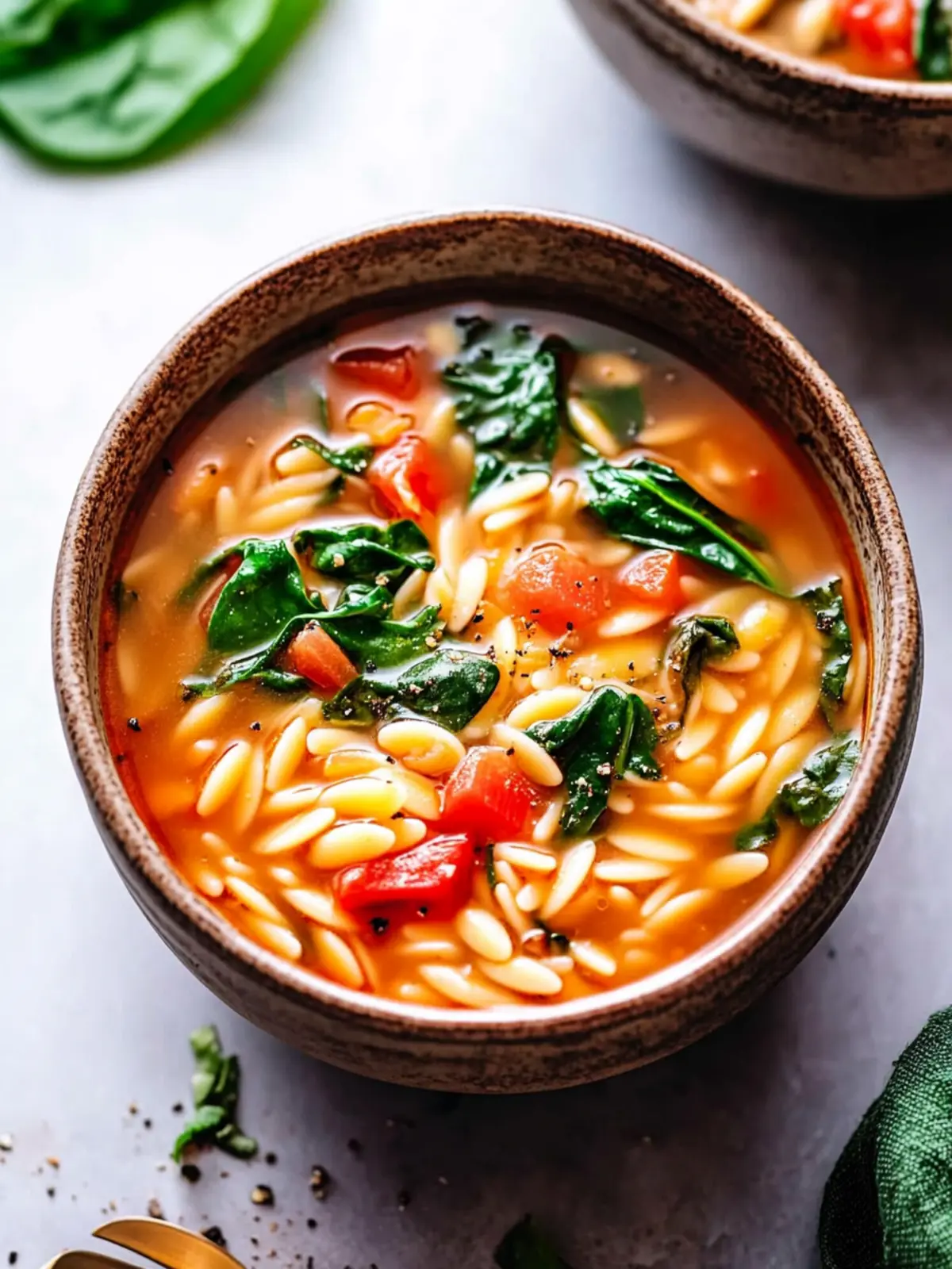 Delicious Italian Orzo Spinach Soup for Cozy Nights 4 Italian Orzo Spinach Soup