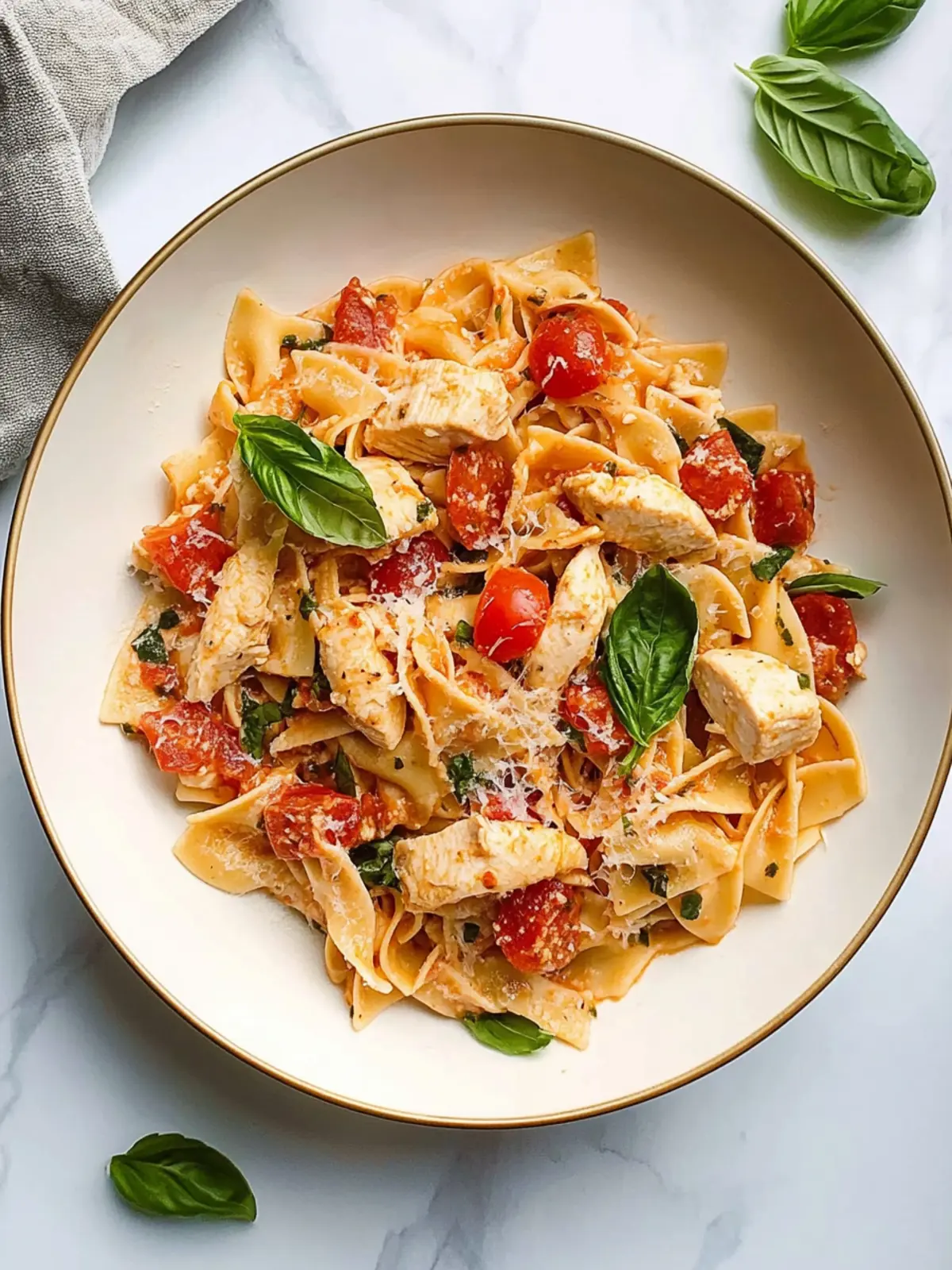 Bruschetta Chicken Pasta: A Fresh Twist on Comfort Food 4 Bruschetta Chicken Pasta